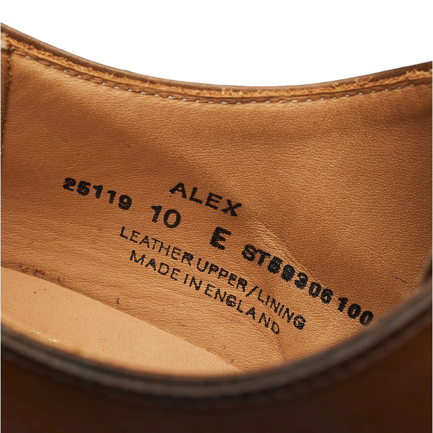 'Alex' Dark Brown Leather Wholecut Oxford UK 10 E - Image 7