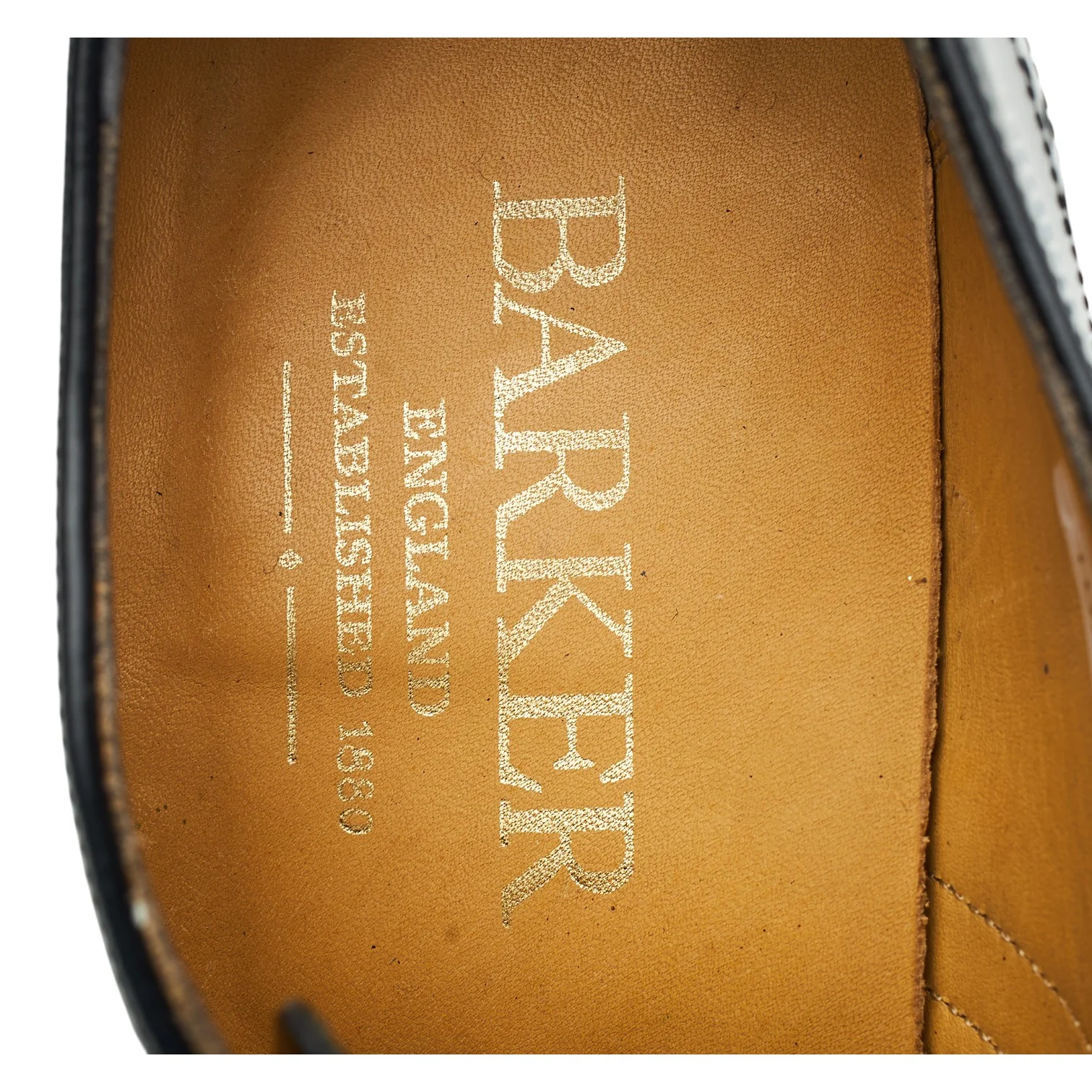 'Alfred' Black Leather Oxford Brogues UK 7.5 G - Image 6