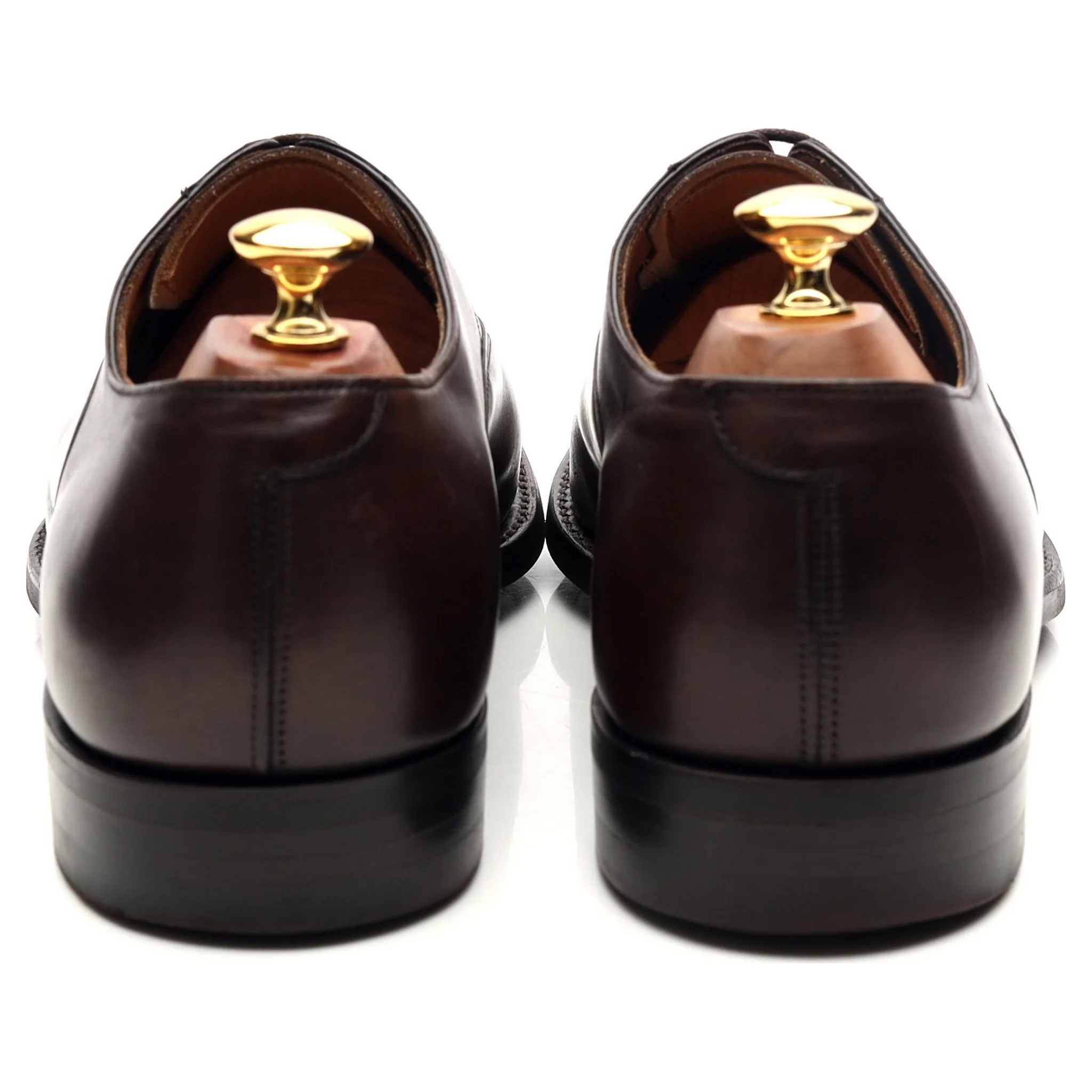 'Alfred' Dark Brown Leather Oxford UK 9 F - Image 4