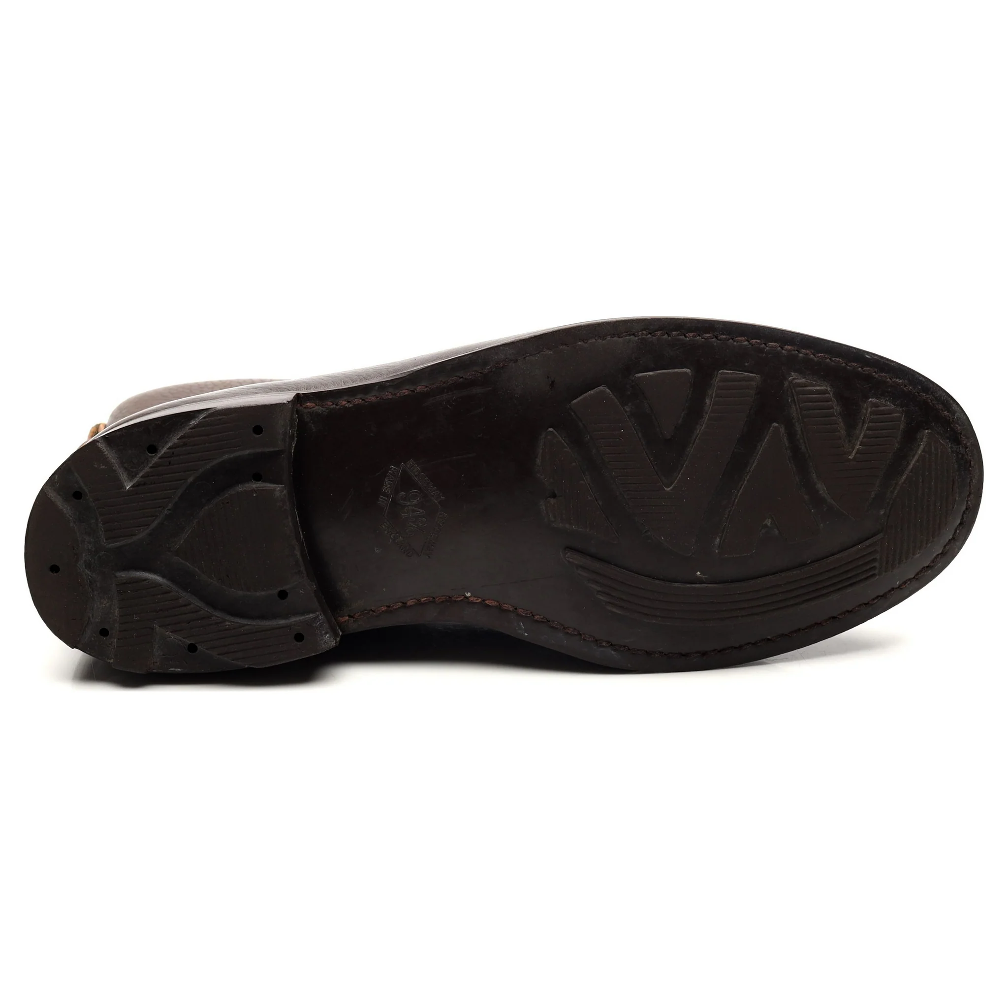 Dark Brown Leather Boots UK 7 F - Image 10