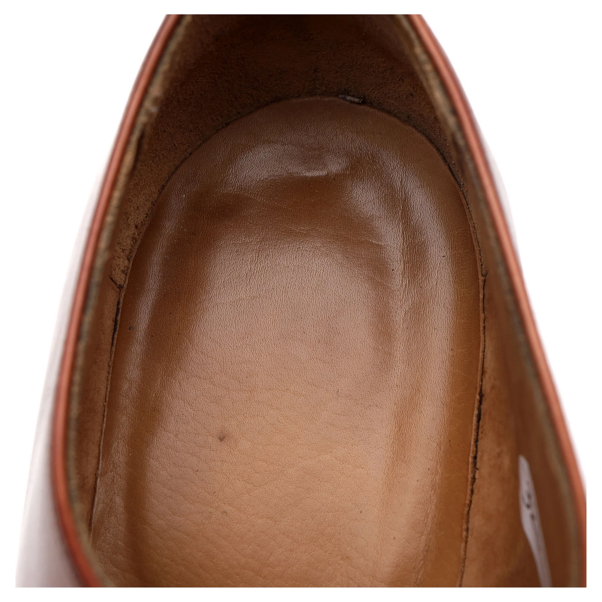 Tan Brown Leather Wholecut Oxford UK 10.5 - Image 12