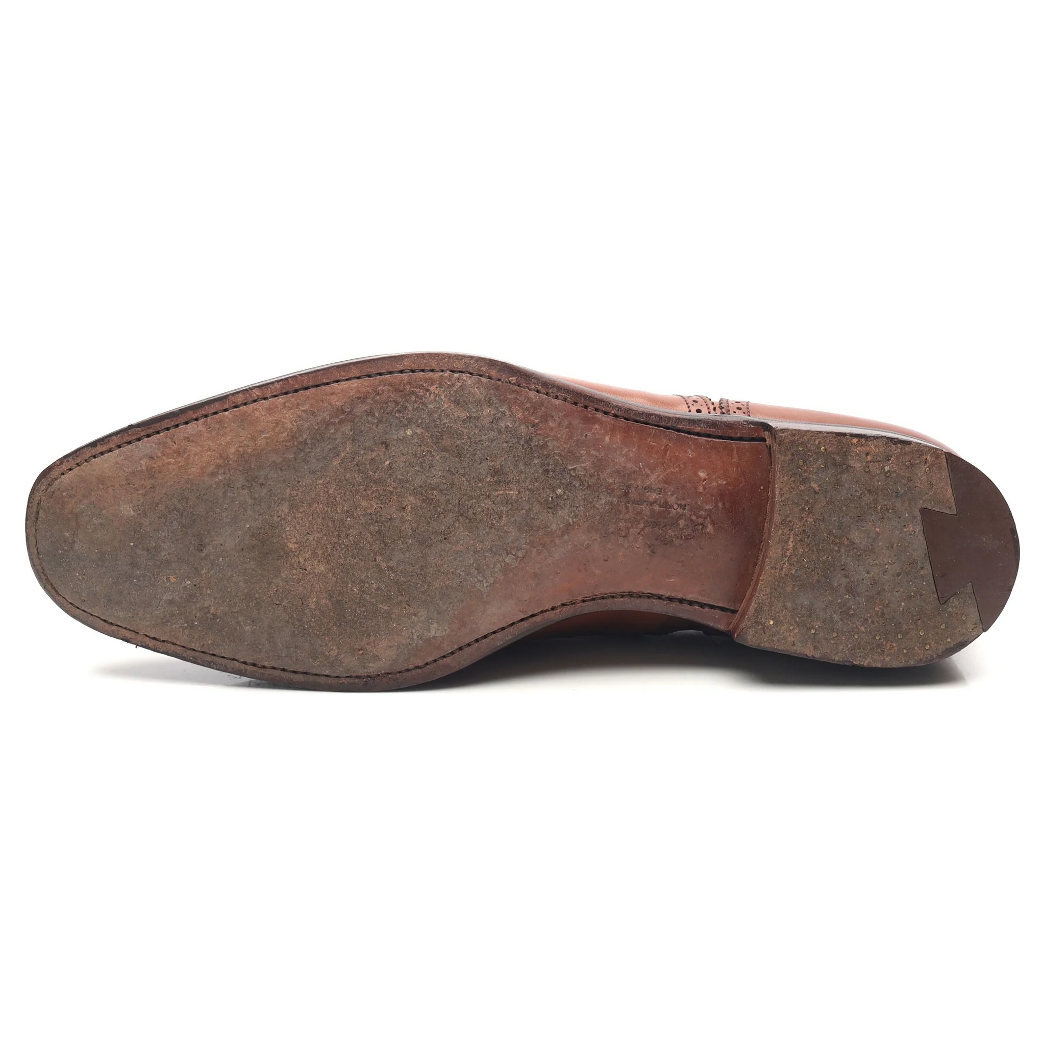 'Chatham 2' Brown Leather Oxford Semi Brogues UK 9 EE - Image 10
