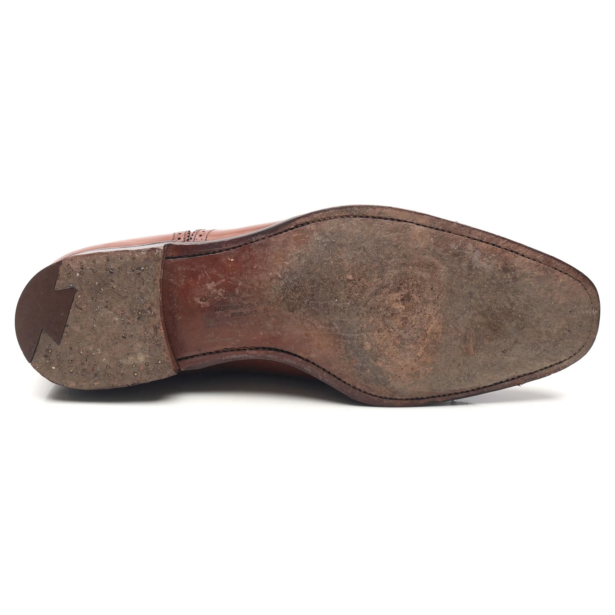'Chatham 2' Brown Leather Oxford Semi Brogues UK 9 EE - Image 11