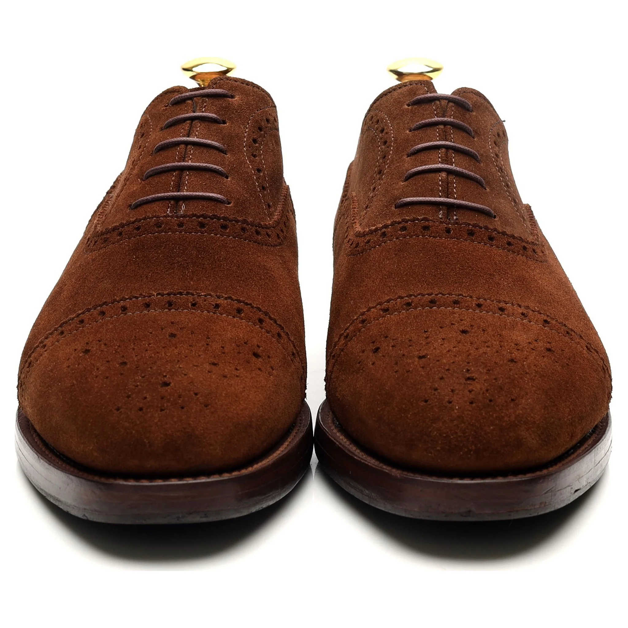 'Cranford 2' Brown Suede Oxford Semi Brogues UK 7.5 G - Image 8