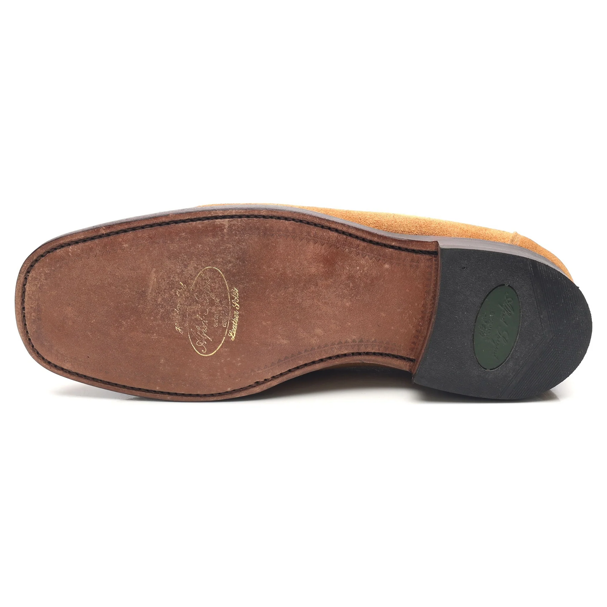 'Cuba' Tan Brown Suede Loafers UK 7.5 EX - Image 10