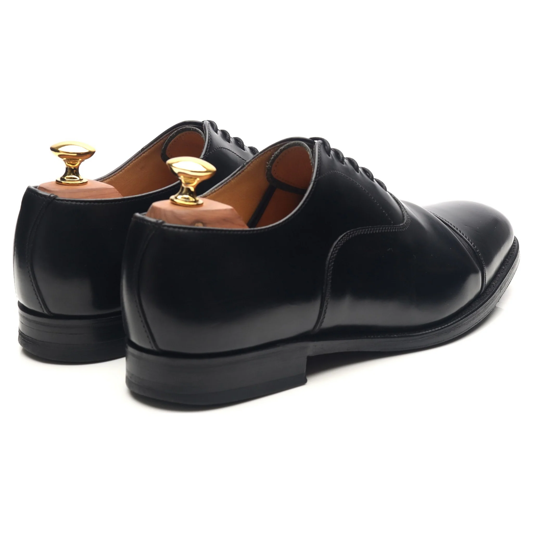 'Epsom' Black Leather Oxford UK 6.5 F - Image 5