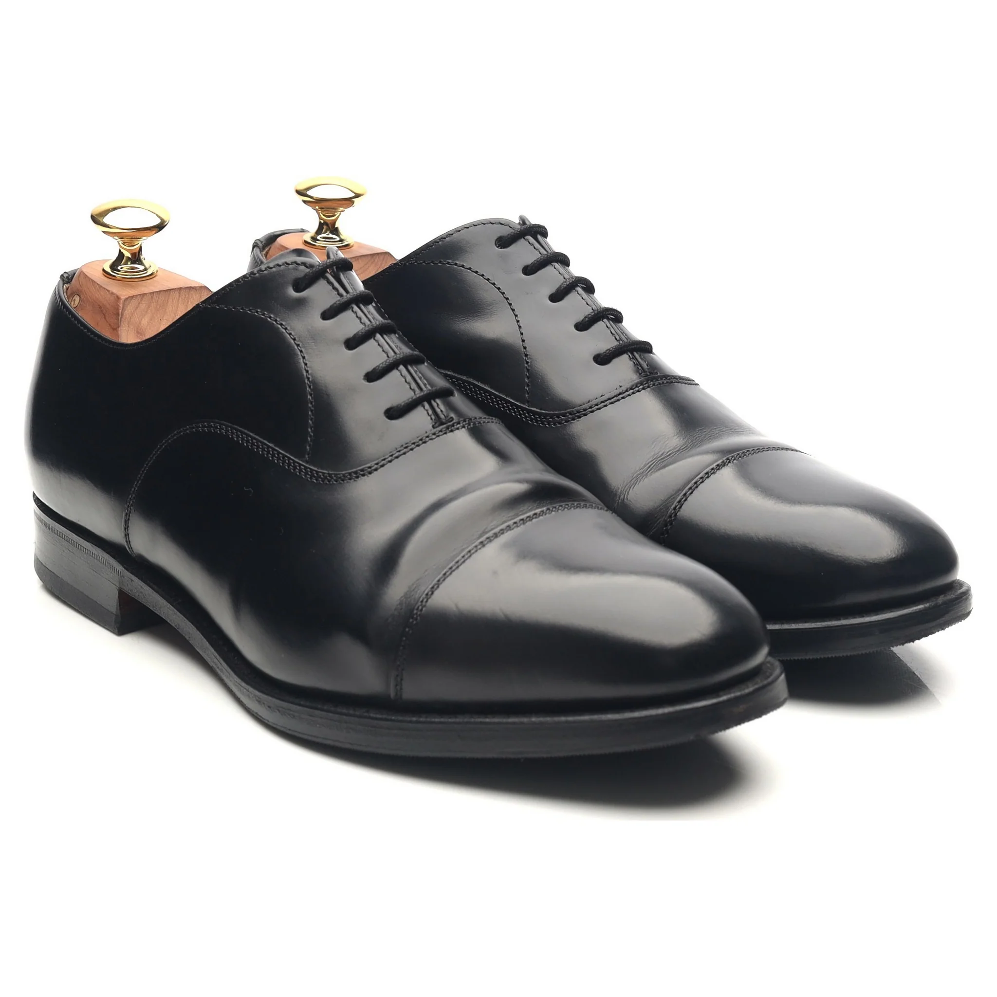 'Epsom' Black Leather Oxford UK 6.5 F - Image 7