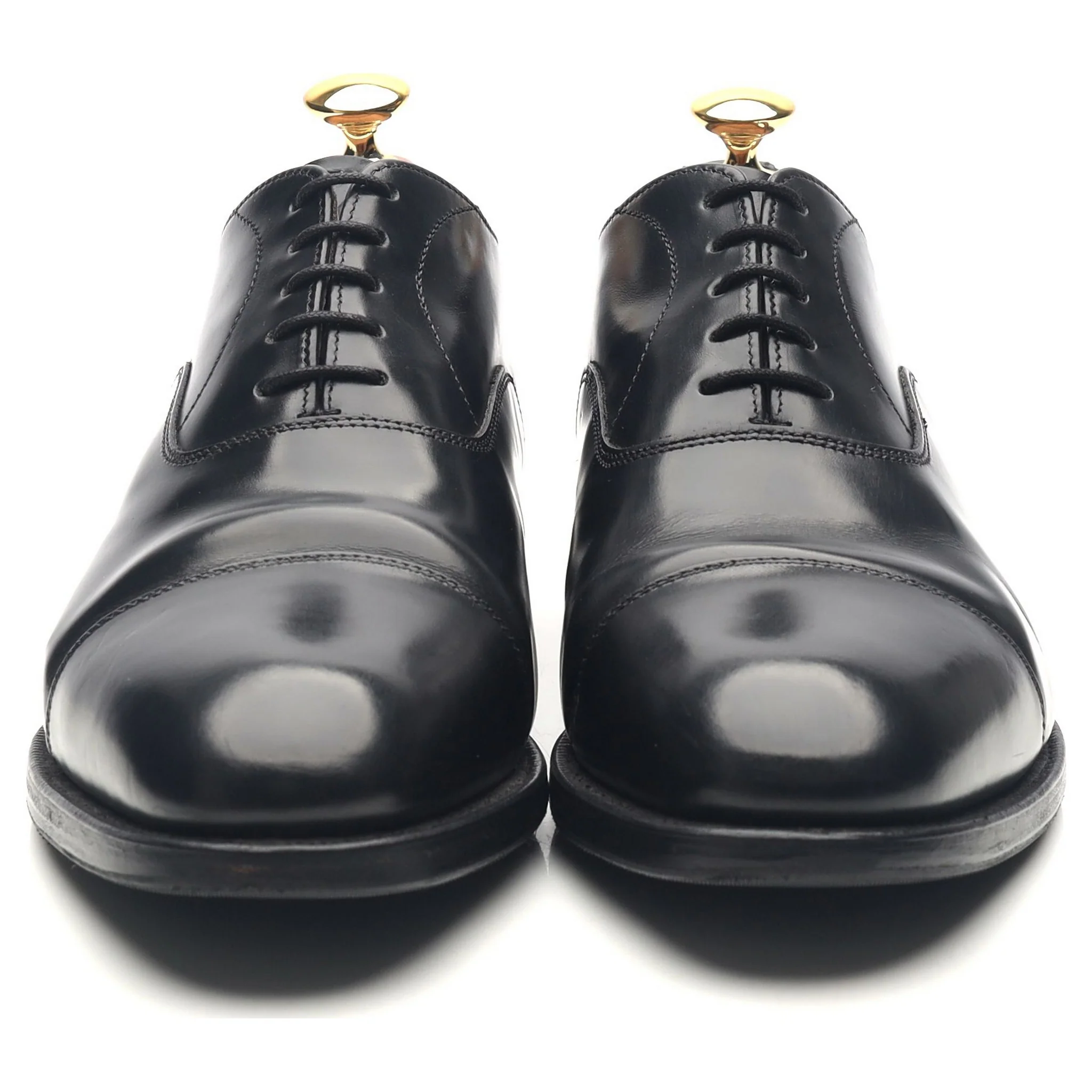 'Epsom' Black Leather Oxford UK 6.5 F - Image 8
