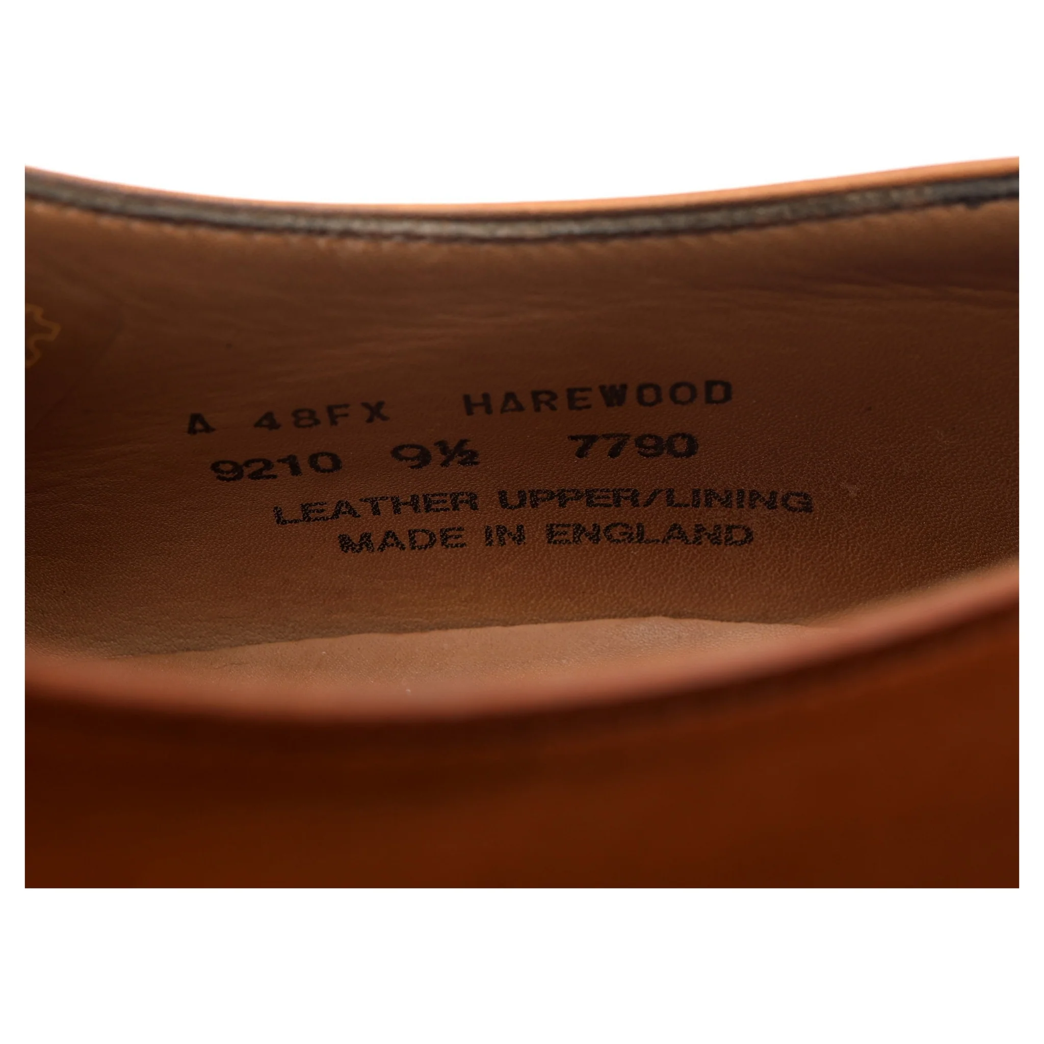 'Harewood' Tan Brown Leather Derby UK 9.5 FX - Image 13