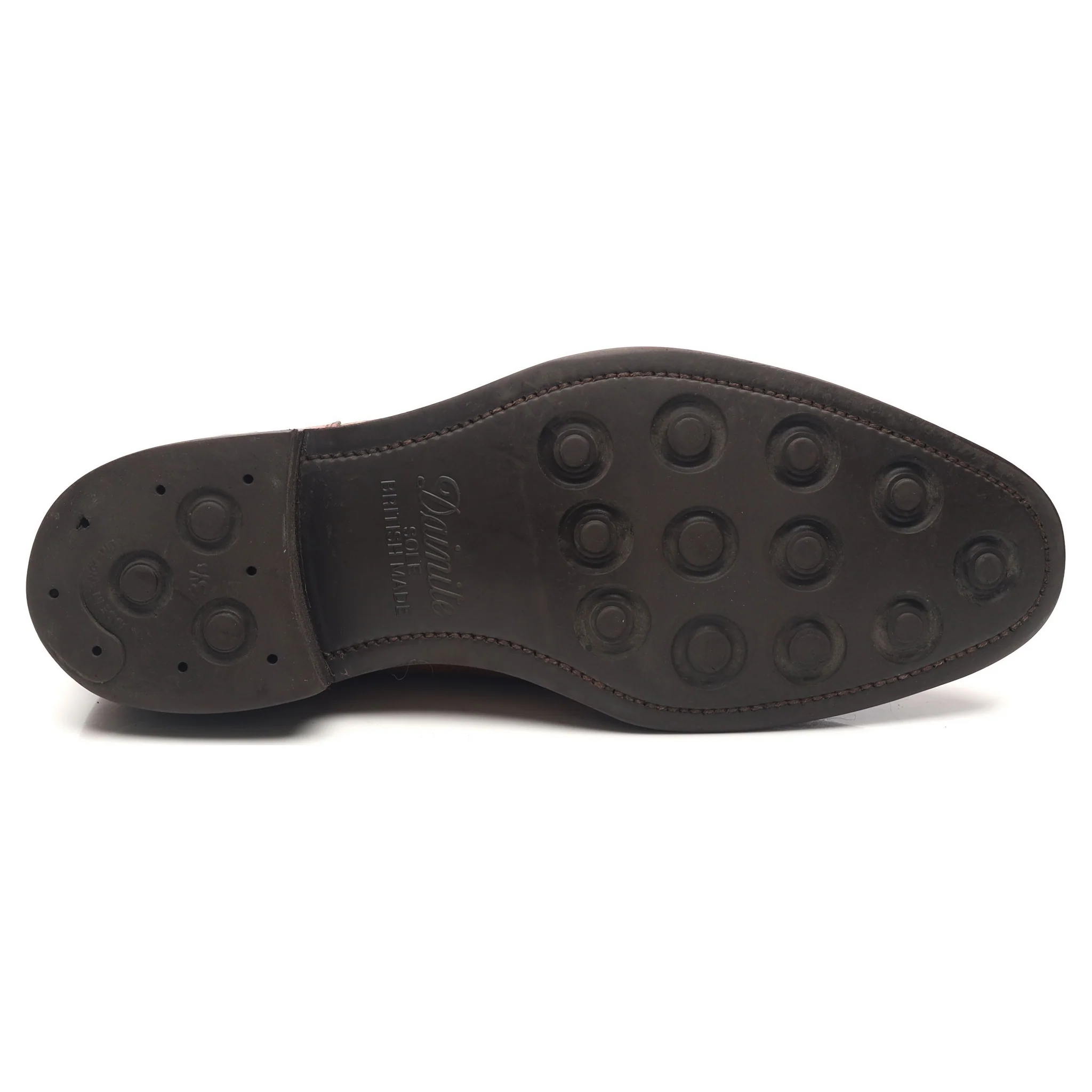 'Charlton' Tan Brown Leather Split Toe Derby UK 8 F - Image 11