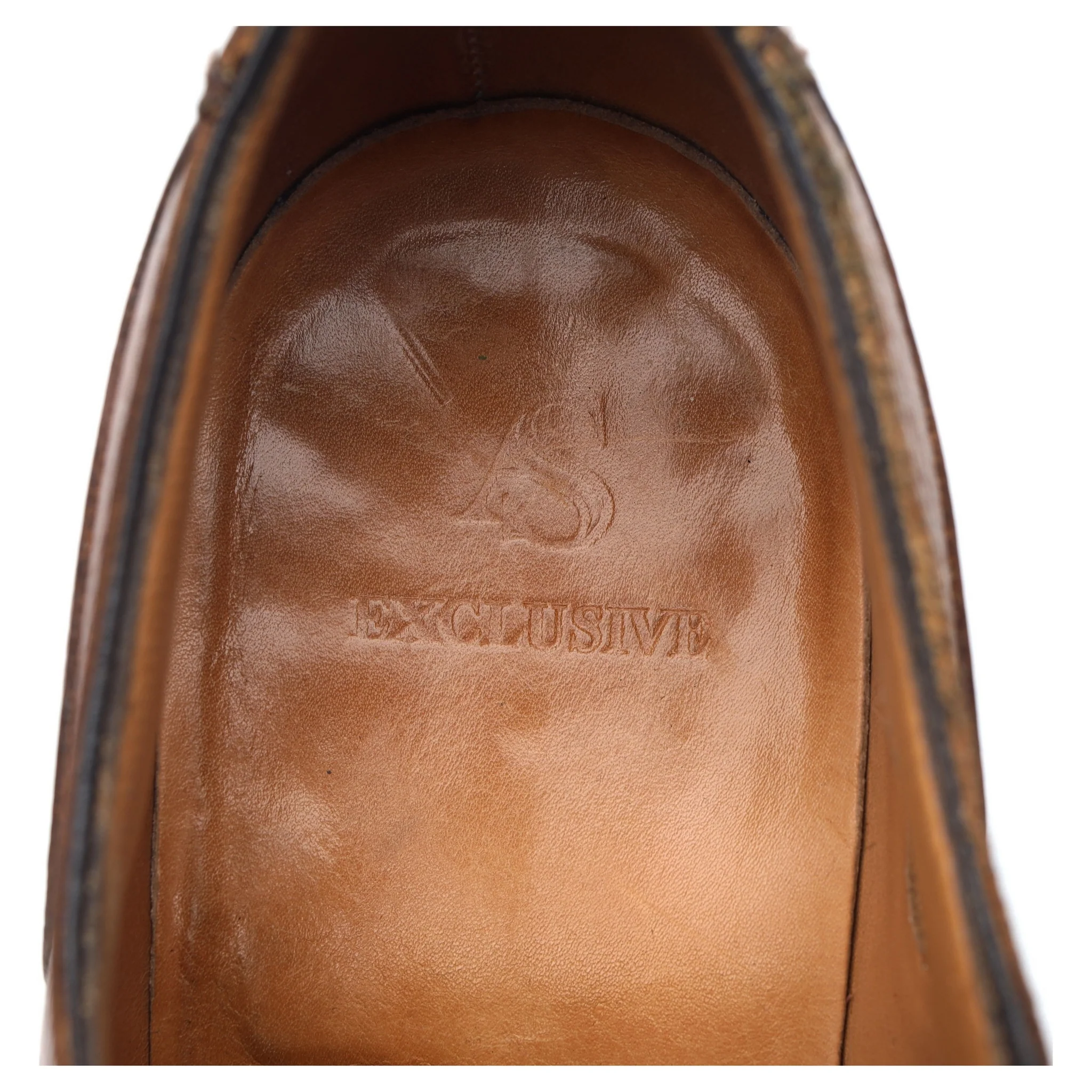 'Charlton' Tan Brown Leather Split Toe Derby UK 8 F - Image 12