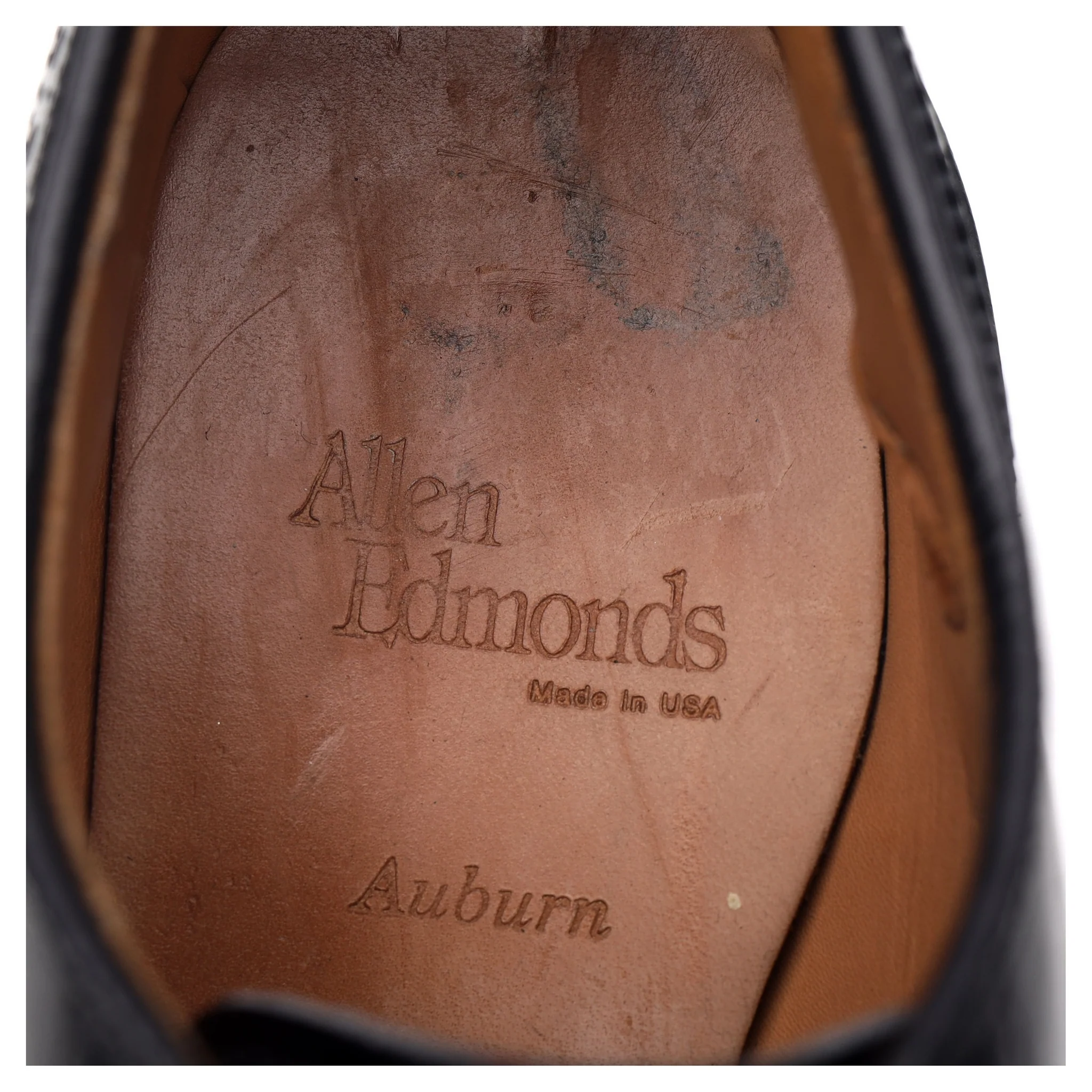 'Auburn' Black Leather Derby Brogues UK 9 US 9.5 E - Image 12
