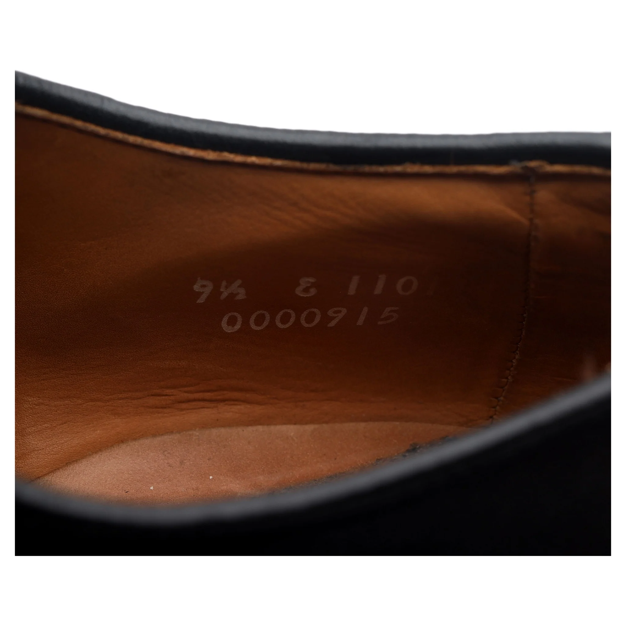 'Auburn' Black Leather Derby Brogues UK 9 US 9.5 E - Image 13