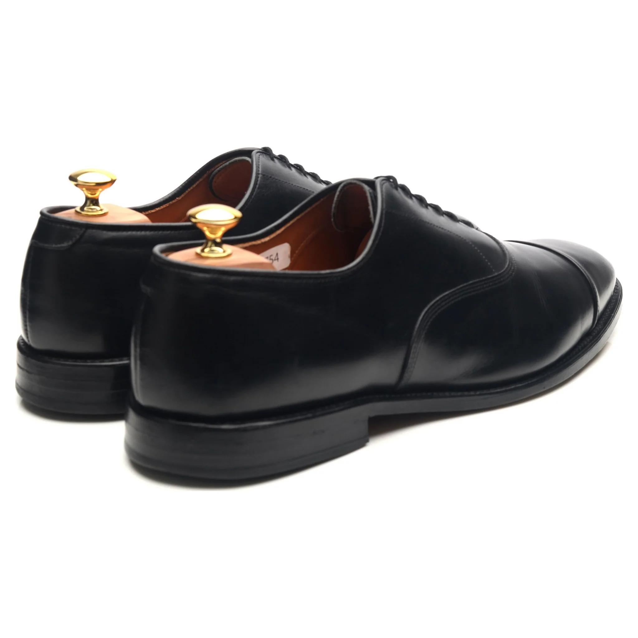 'Park Avenue' Black Leather Oxford UK 11.5 US 12 E - Image 5