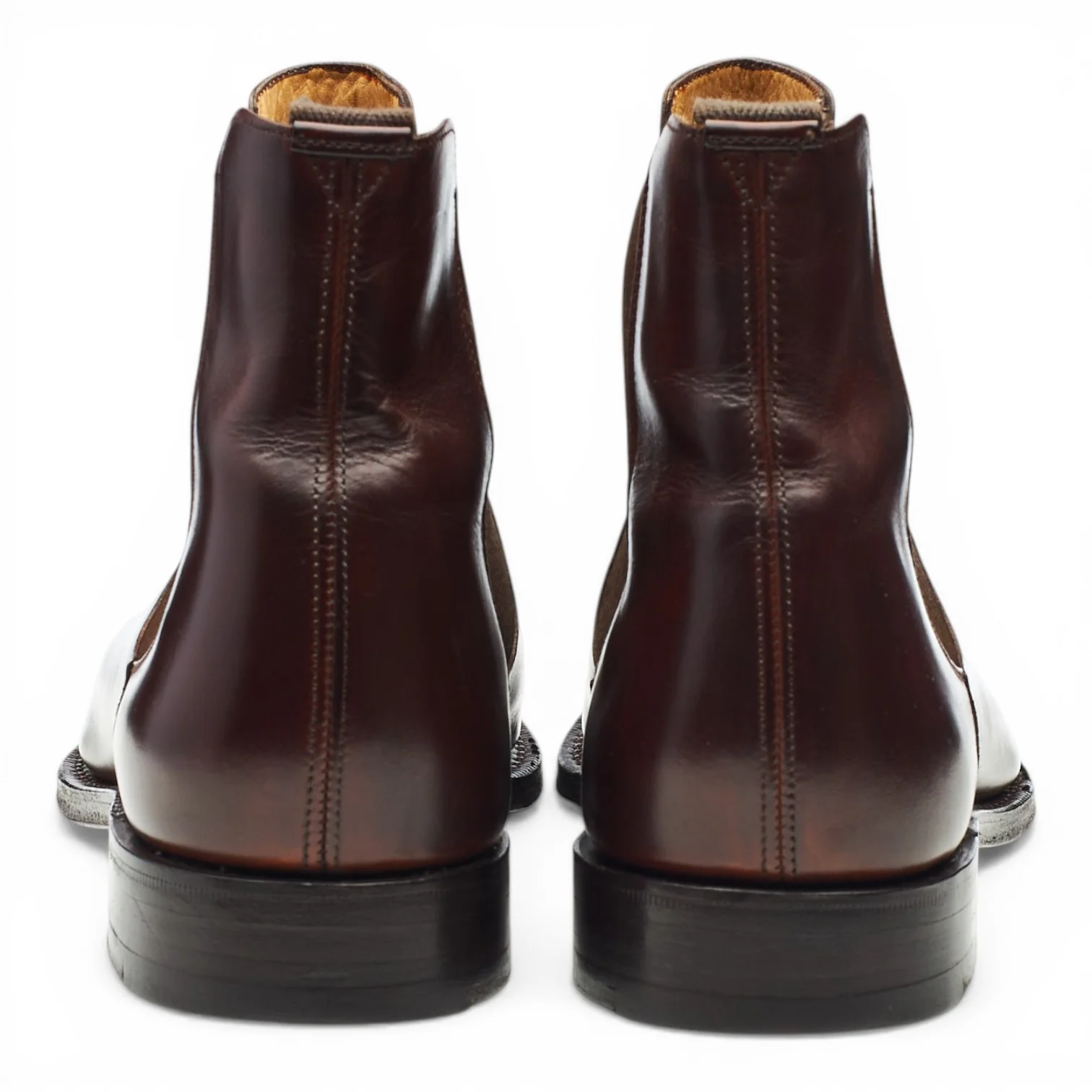 'Amberley' Brown Leather Chelsea Boots UK 7.5 F - Image 4