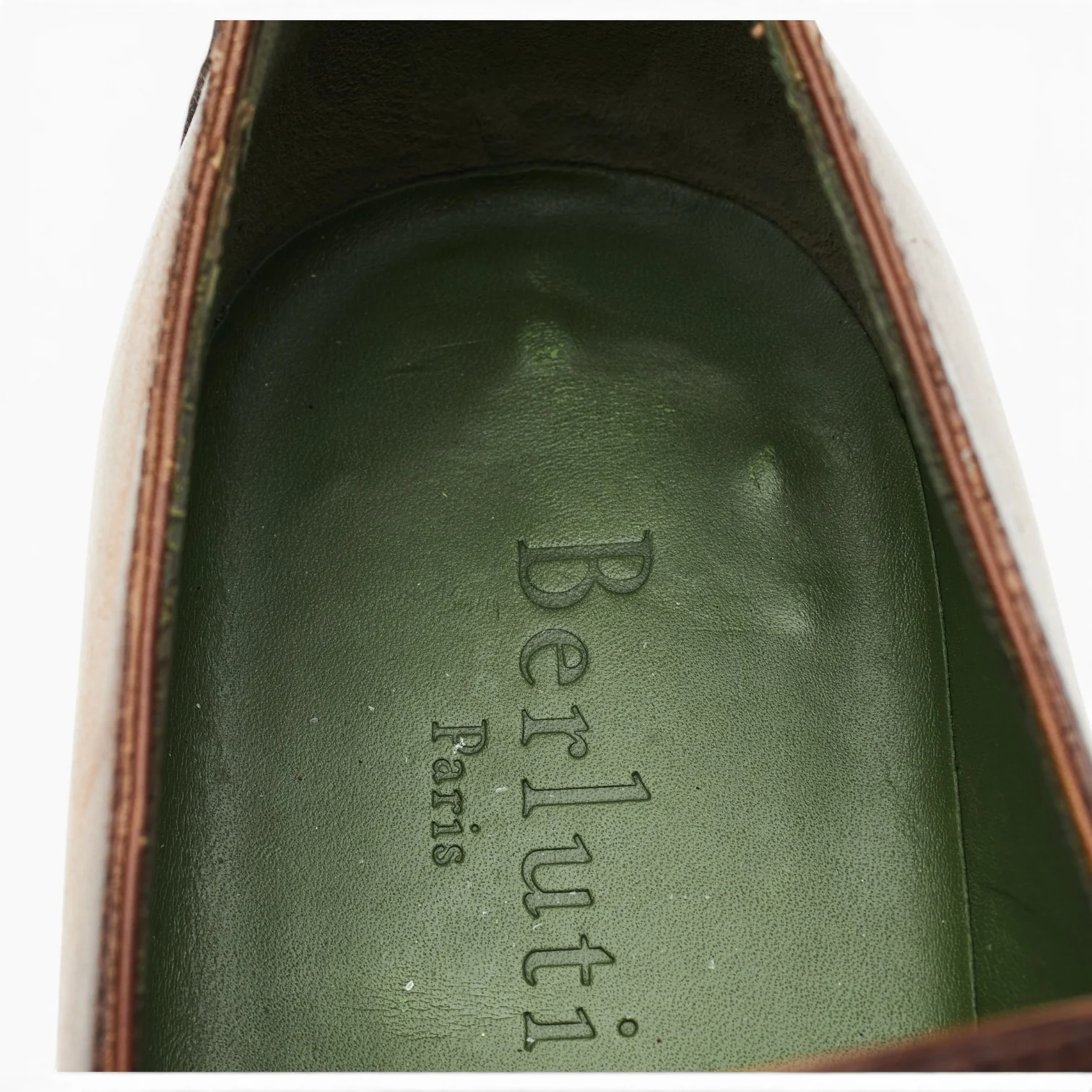'Andy' Tan Brown Patina Leather Loafers UK 6 - Image 7