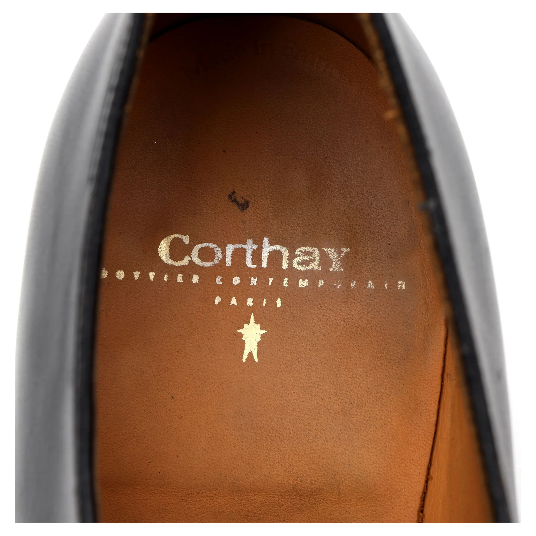 'Sergio' Black Leather Derby UK 8.5 E - Image 13