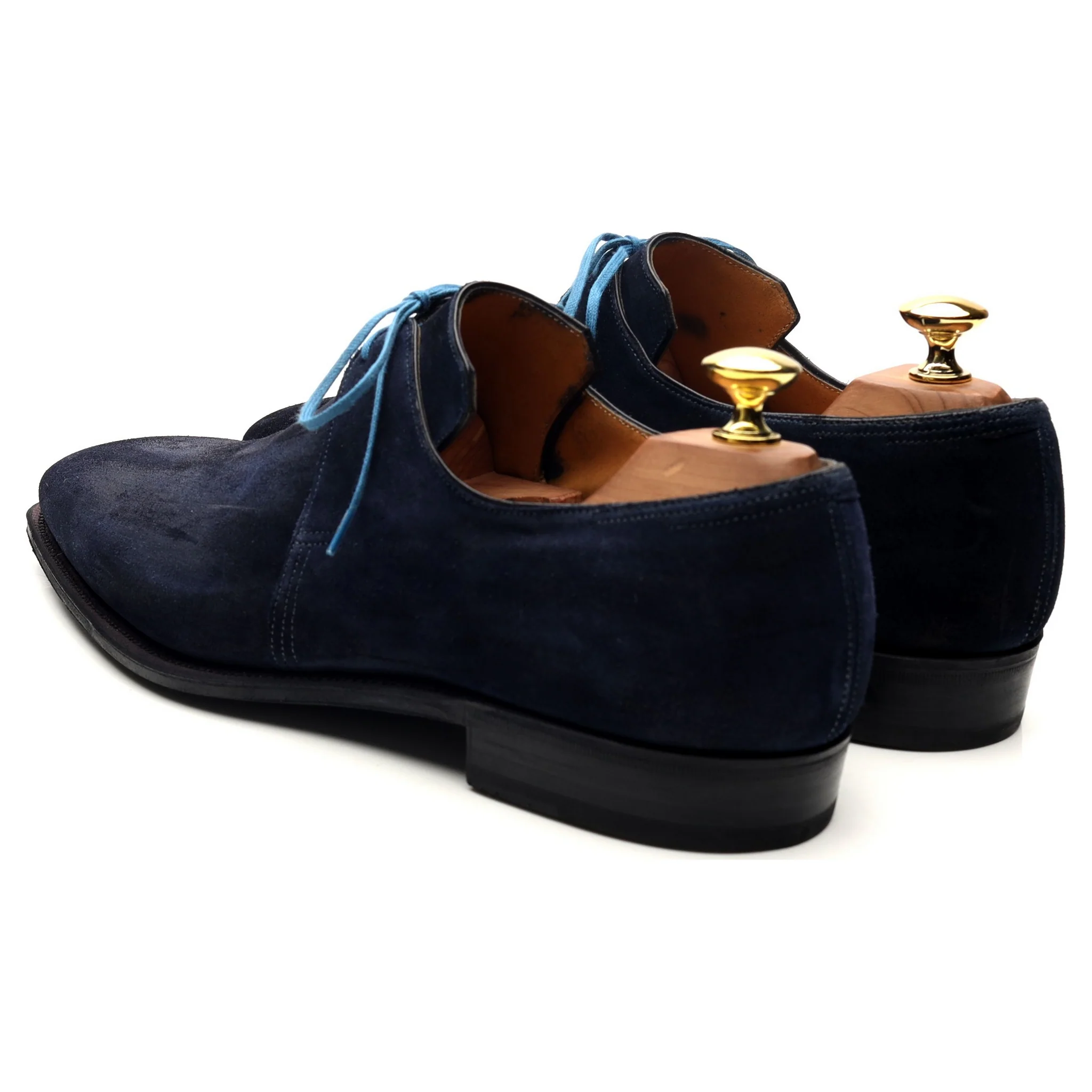 'Arca' Navy Blue Suede Derby UK 8 E - Image 3