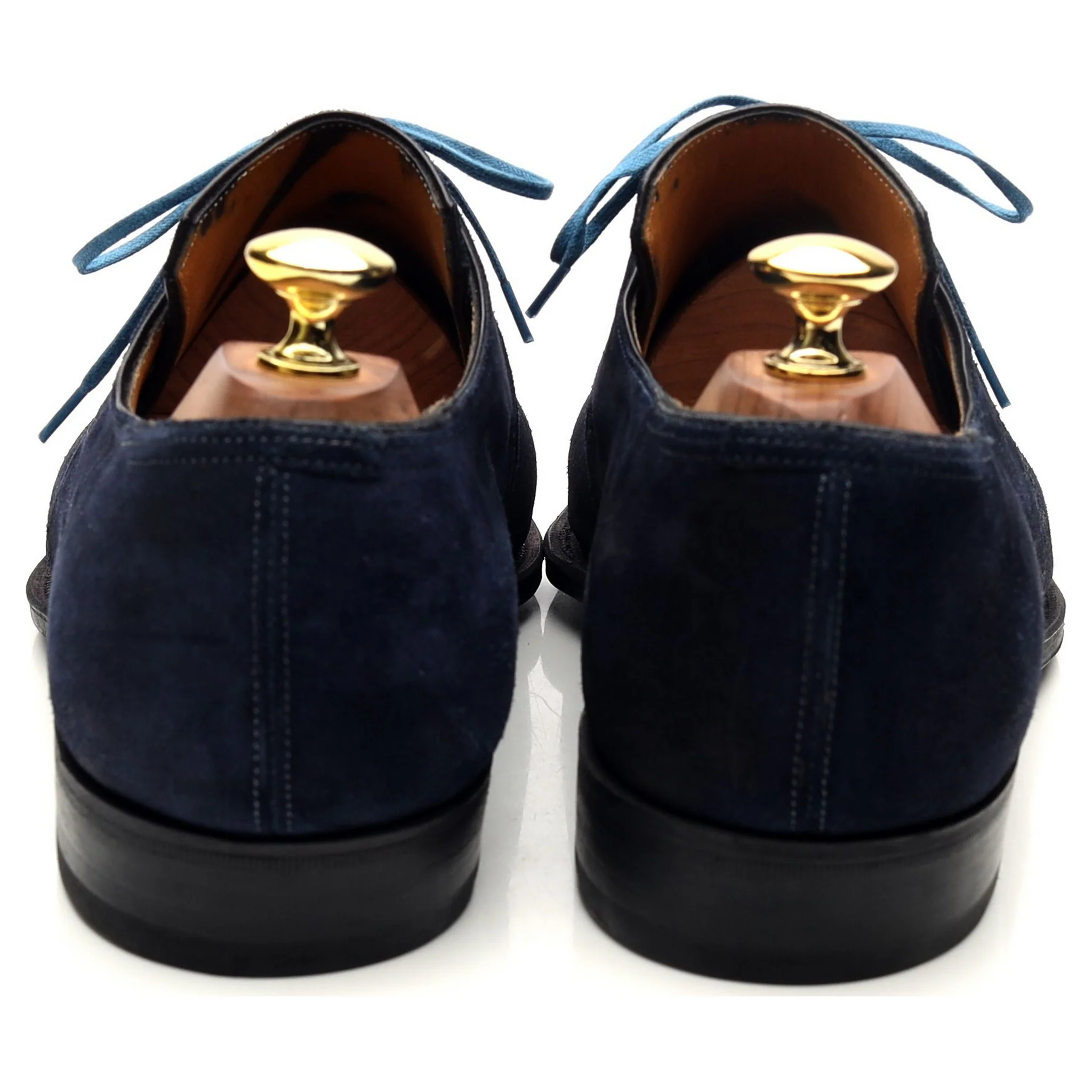 'Arca' Navy Blue Suede Derby UK 8 E - Image 4