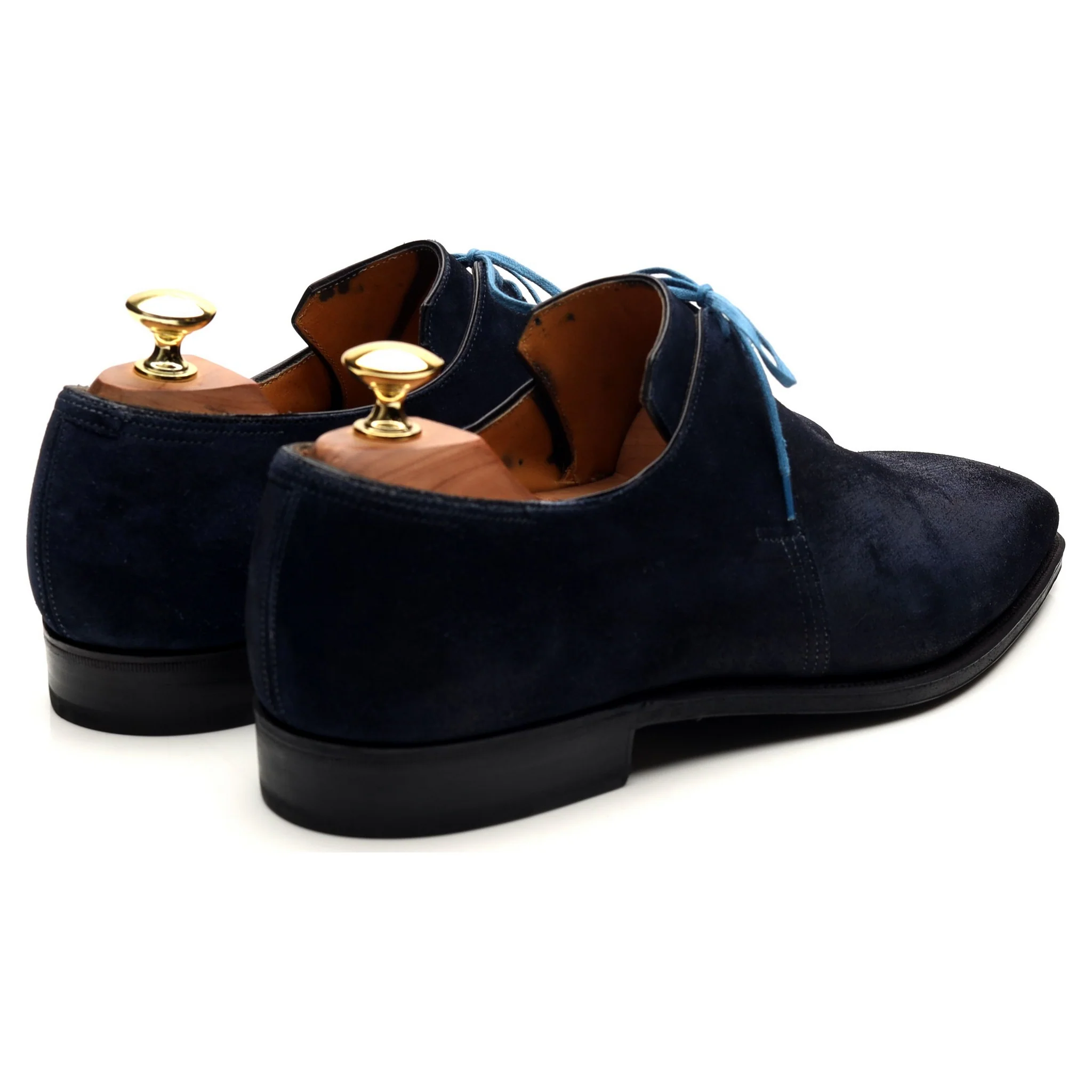 'Arca' Navy Blue Suede Derby UK 8 E - Image 5