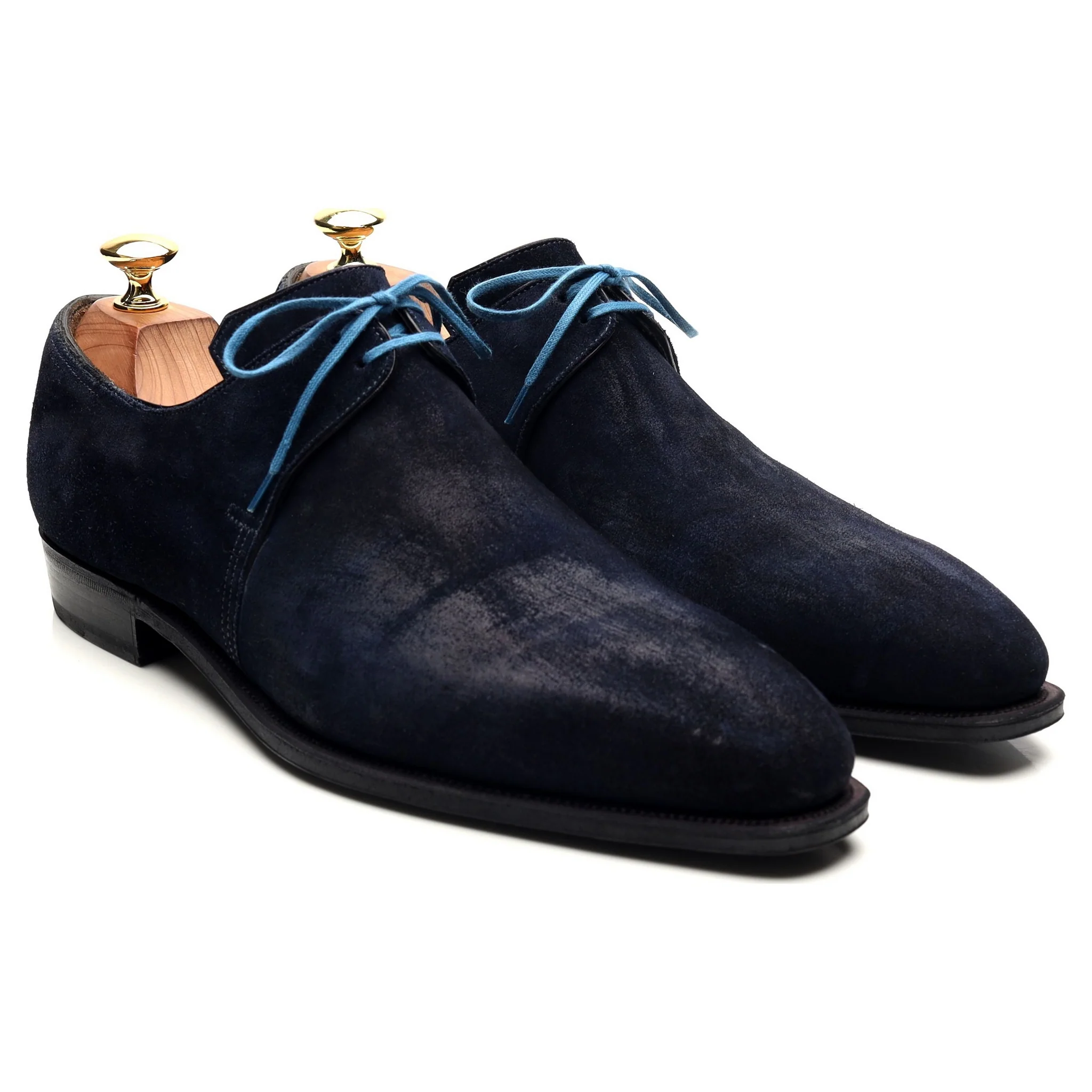 'Arca' Navy Blue Suede Derby UK 8 E - Image 7