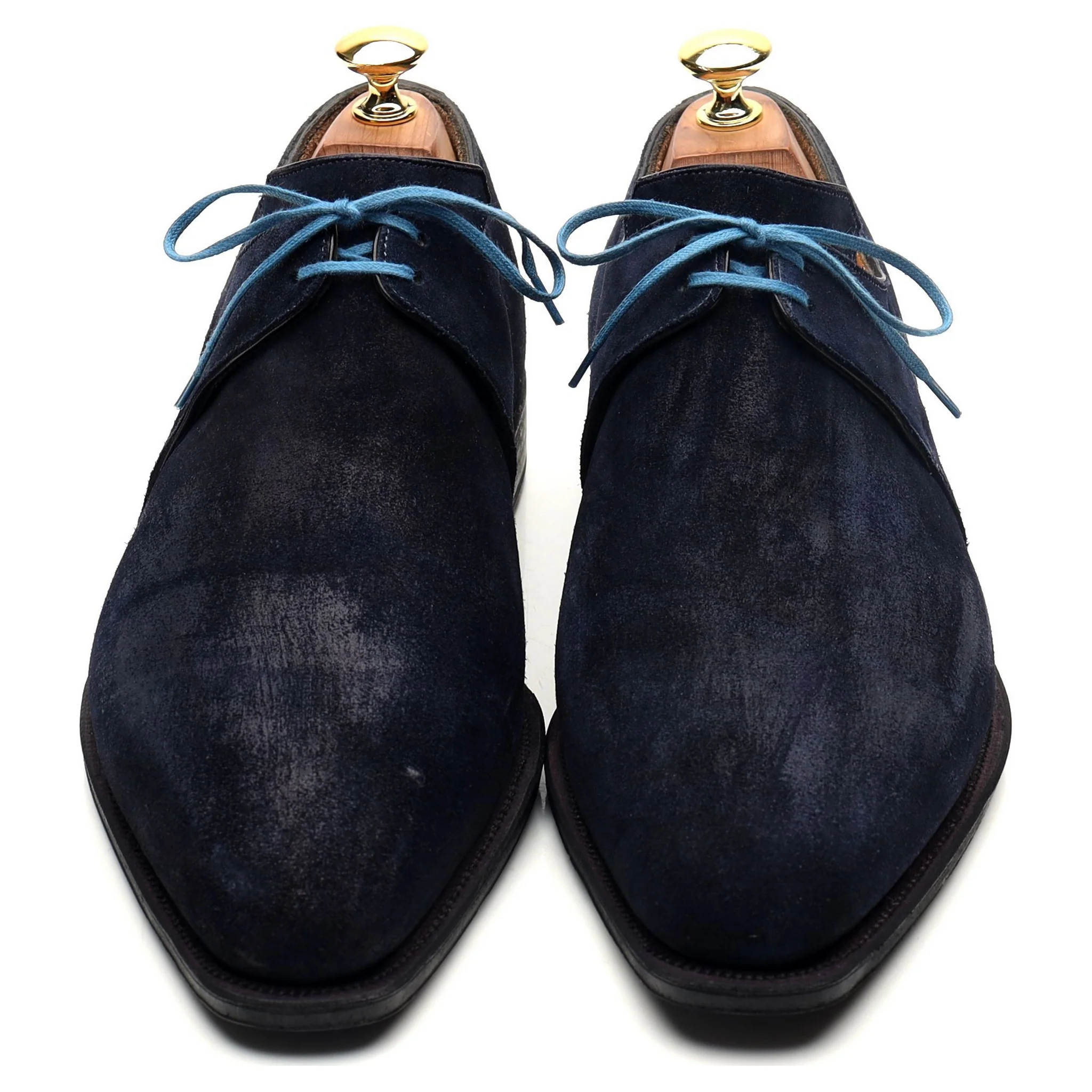 'Arca' Navy Blue Suede Derby UK 8 E - Image 9