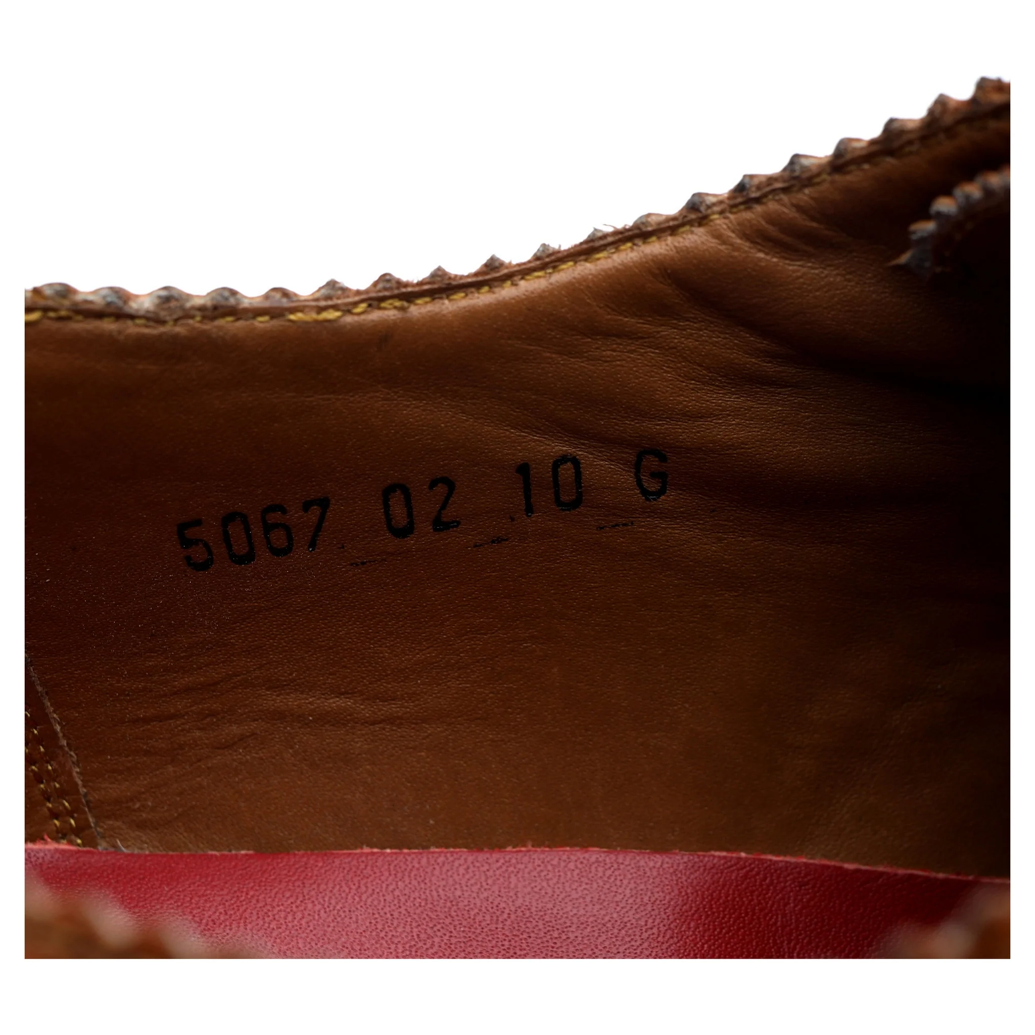 'Archie' Tan Brown Derby Brogues UK 10 G - Image 13