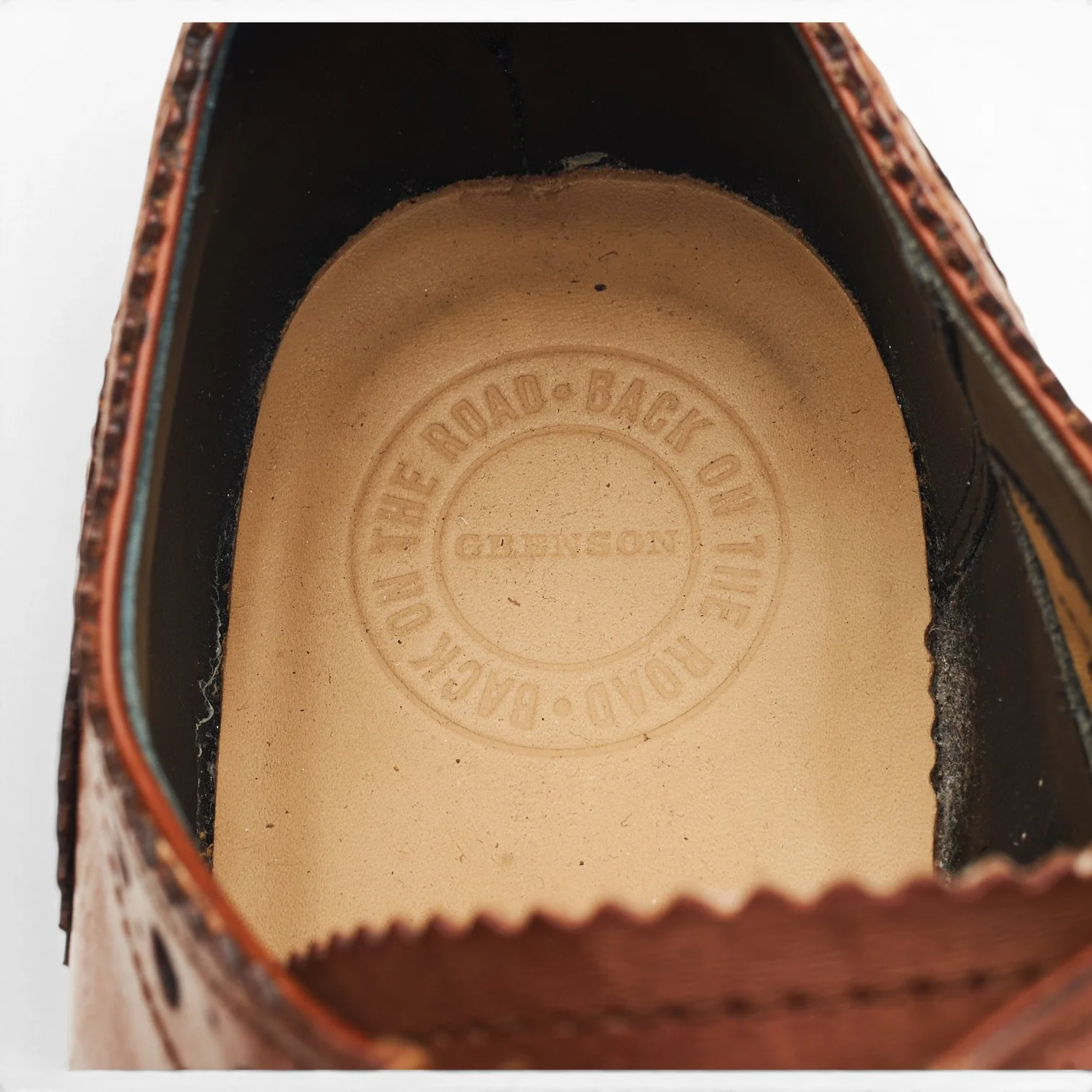 'Archie' Triple Welt Tan Brown Leather Derby Brogues UK 8.5 G - Image 6