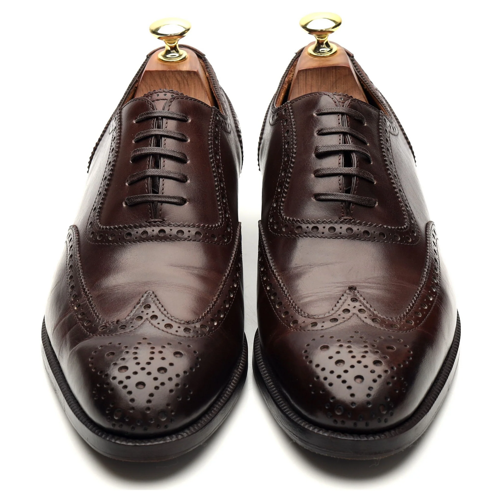 'Art. 3202' Brown Leather Oxford Brogues UK 7.5 - Image 2