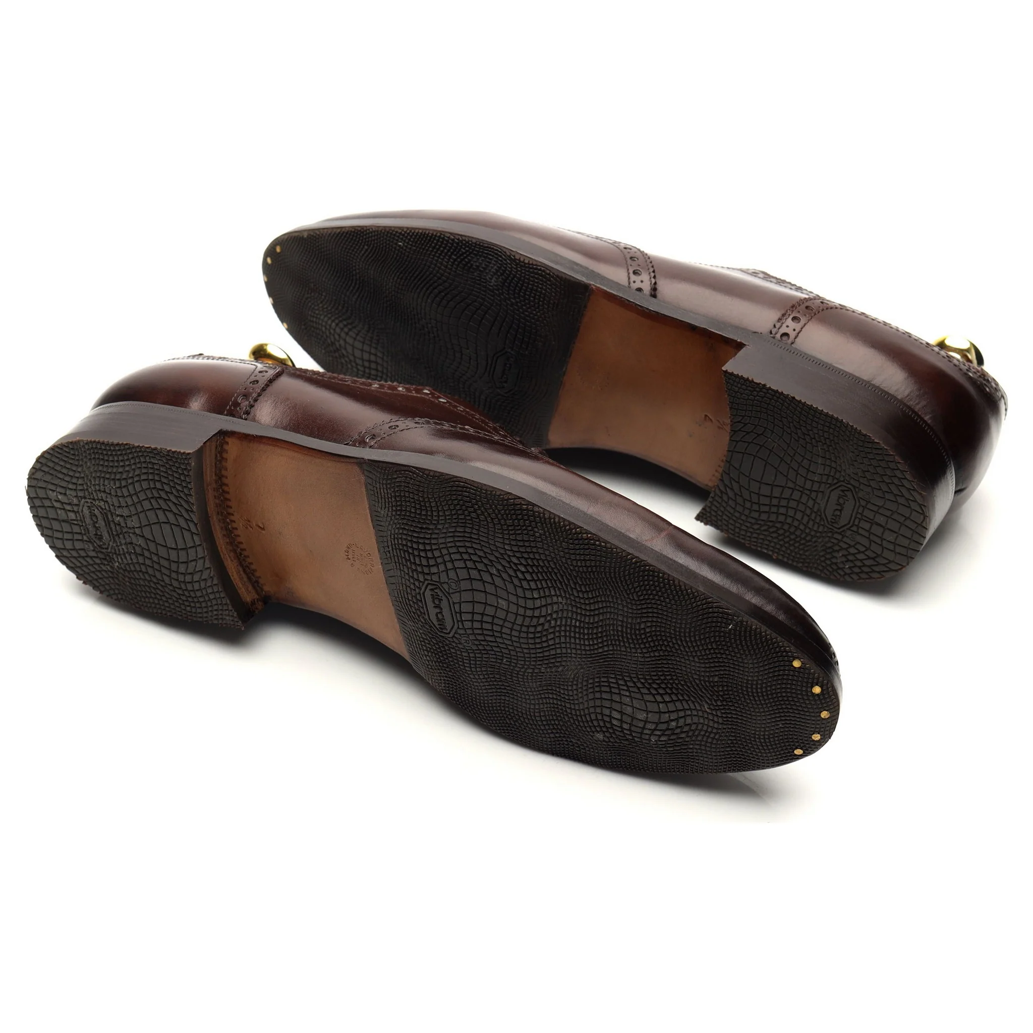 'Art. 3202' Brown Leather Oxford Brogues UK 7.5 - Image 5