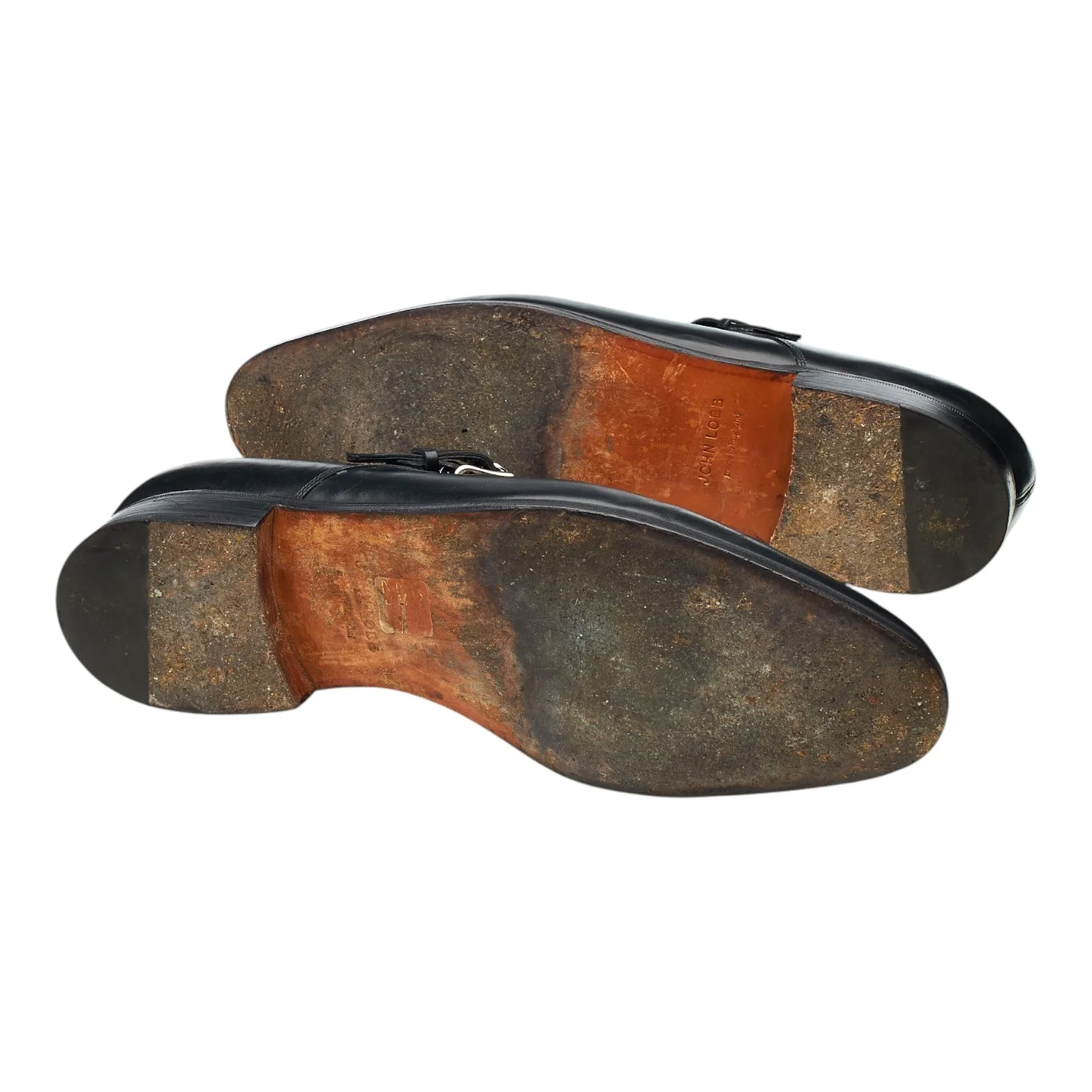 'Ashill' Black Leather Monk Strap UK 11 EE - Image 5