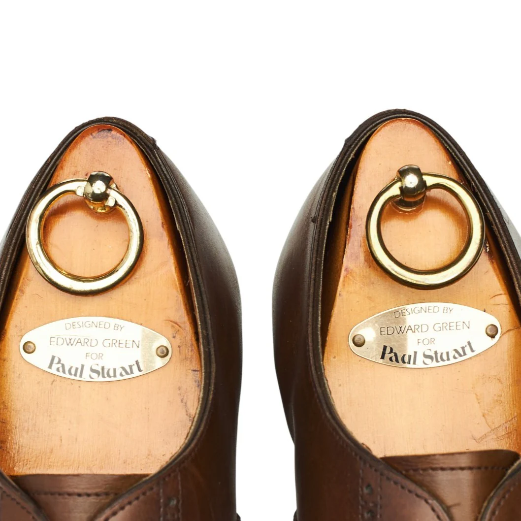 'Asquith' Brown Leather Oxford Brogues UK 9 F - Image 6