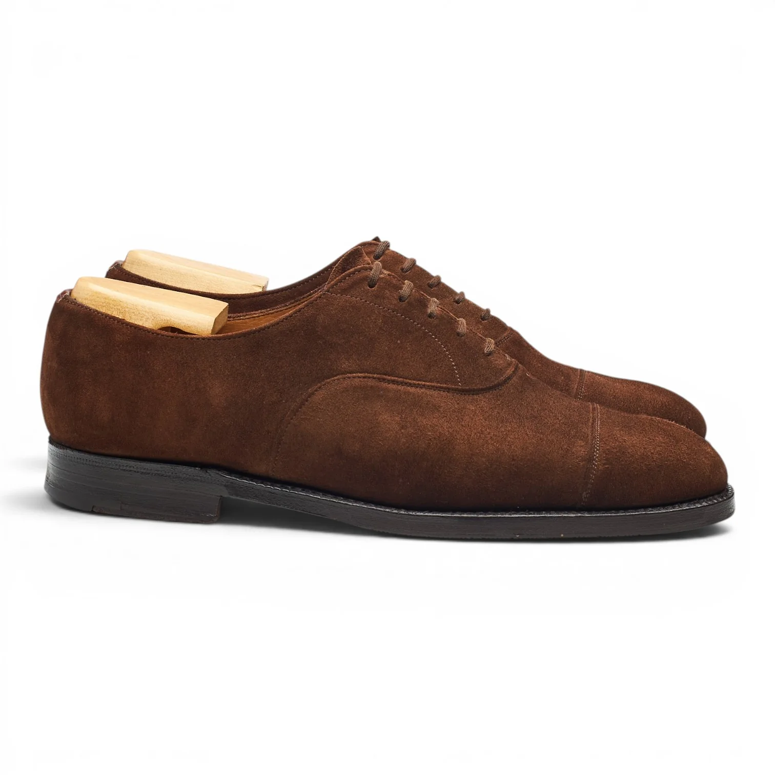 'Asquith' Dark Brown Suede Oxford UK 8 F
