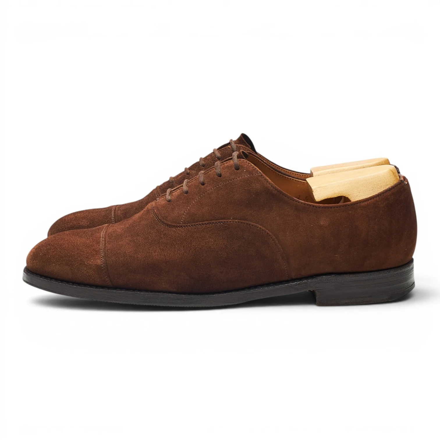 'Asquith' Dark Brown Suede Oxford UK 8 F - Image 3