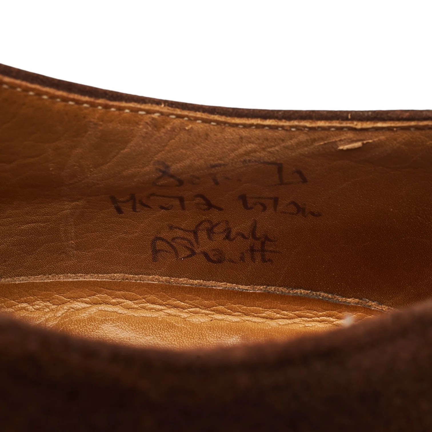 'Asquith' Dark Brown Suede Oxford UK 8 F - Image 8
