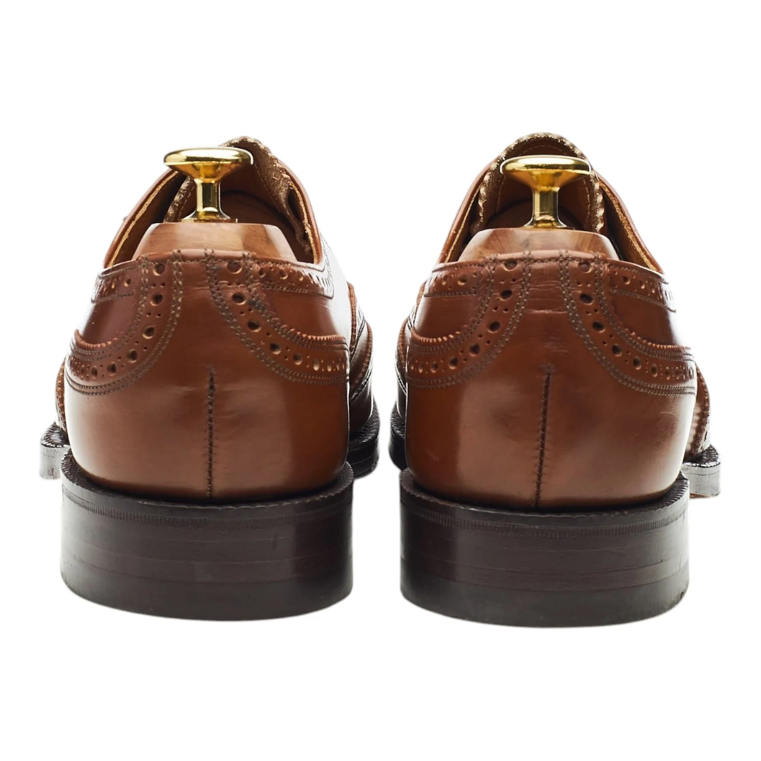 'Avon' Brown Leather Oxford Brogues UK 8 E - Image 4