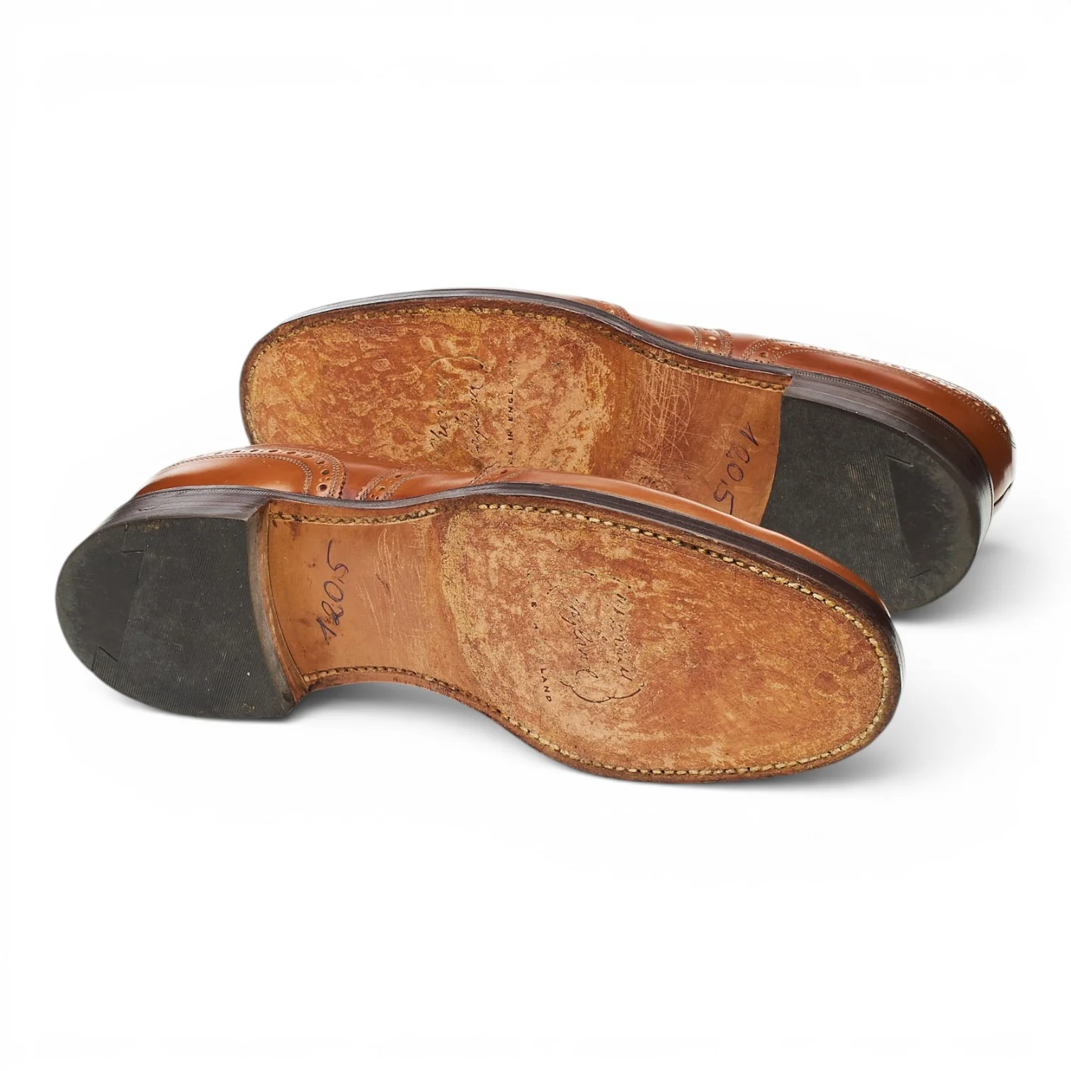 'Avon' Brown Leather Oxford Brogues UK 8 E - Image 5
