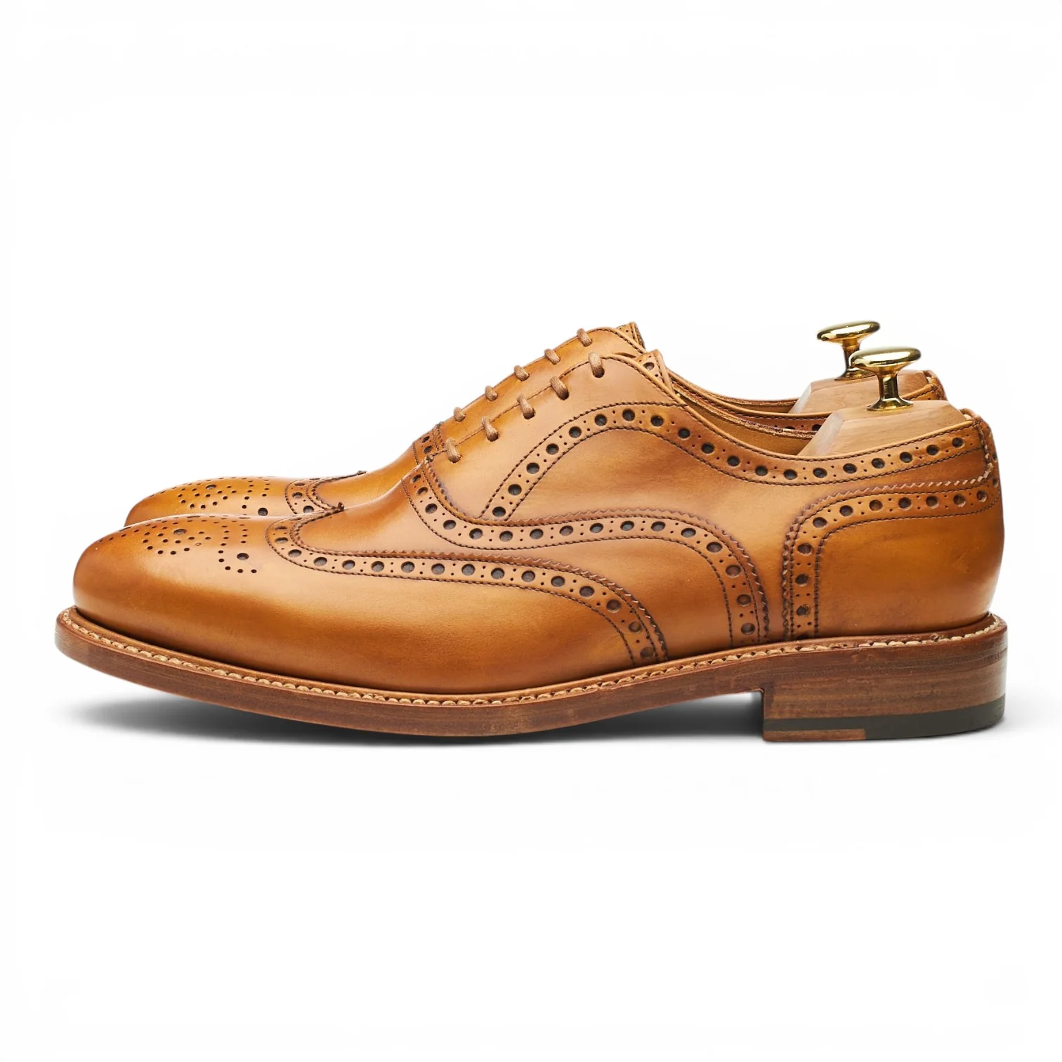 'Balfour 2817' Tan Brown Leather Oxford Brogues UK 7.5 F - Image 3