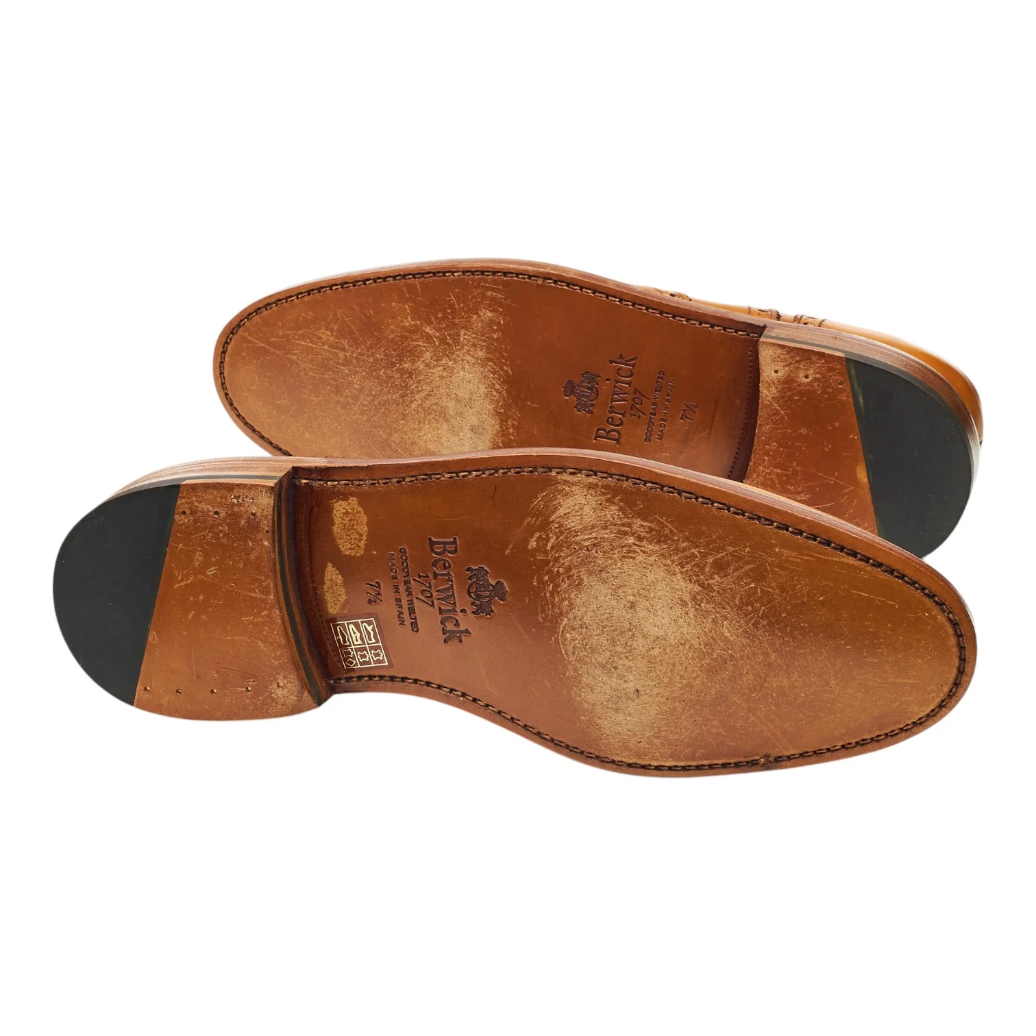 'Balfour 2817' Tan Brown Leather Oxford Brogues UK 7.5 F - Image 5