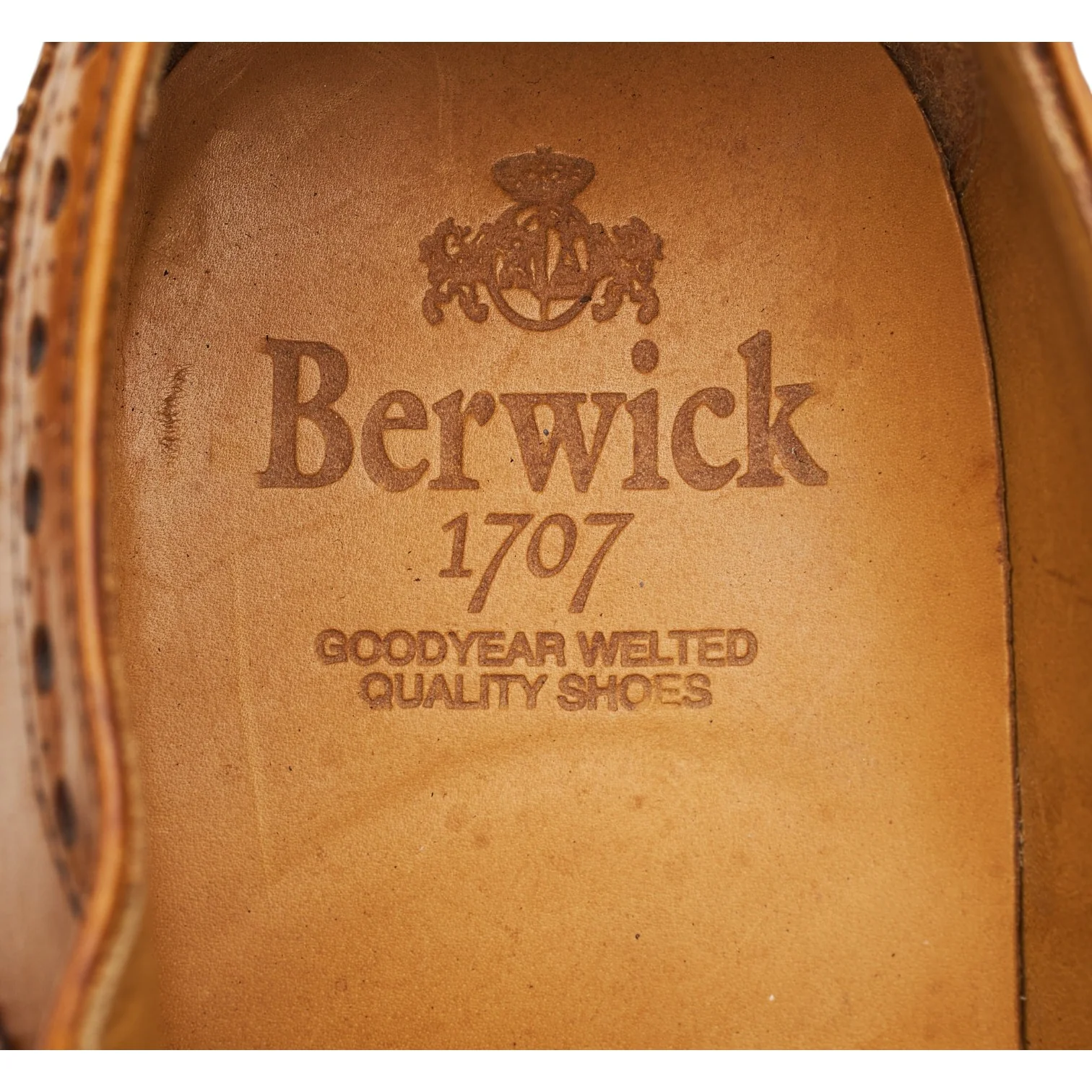 'Balfour 2817' Tan Brown Leather Oxford Brogues UK 7.5 F - Image 6
