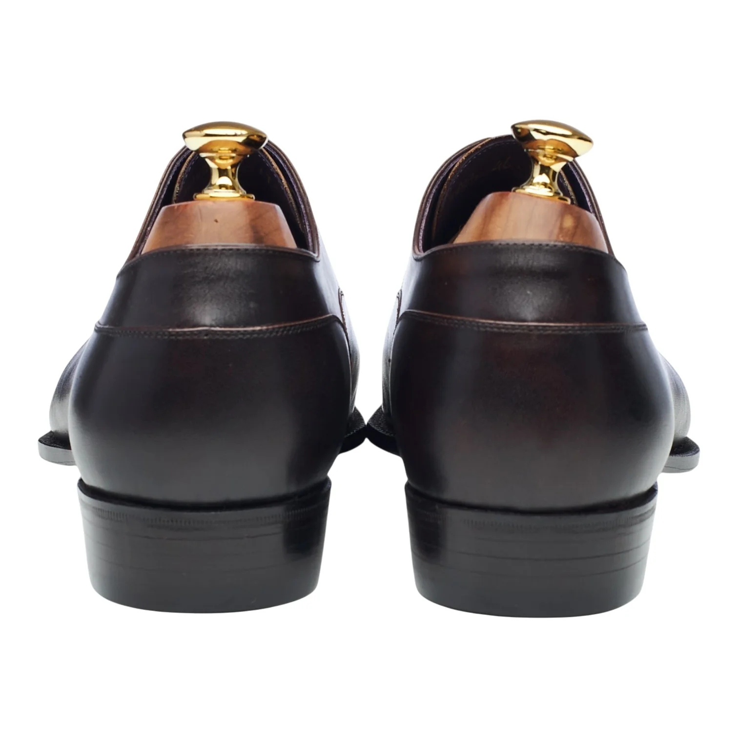 'Balmoral' Dark Brown Museum Leather Oxford UK 10 - Image 4