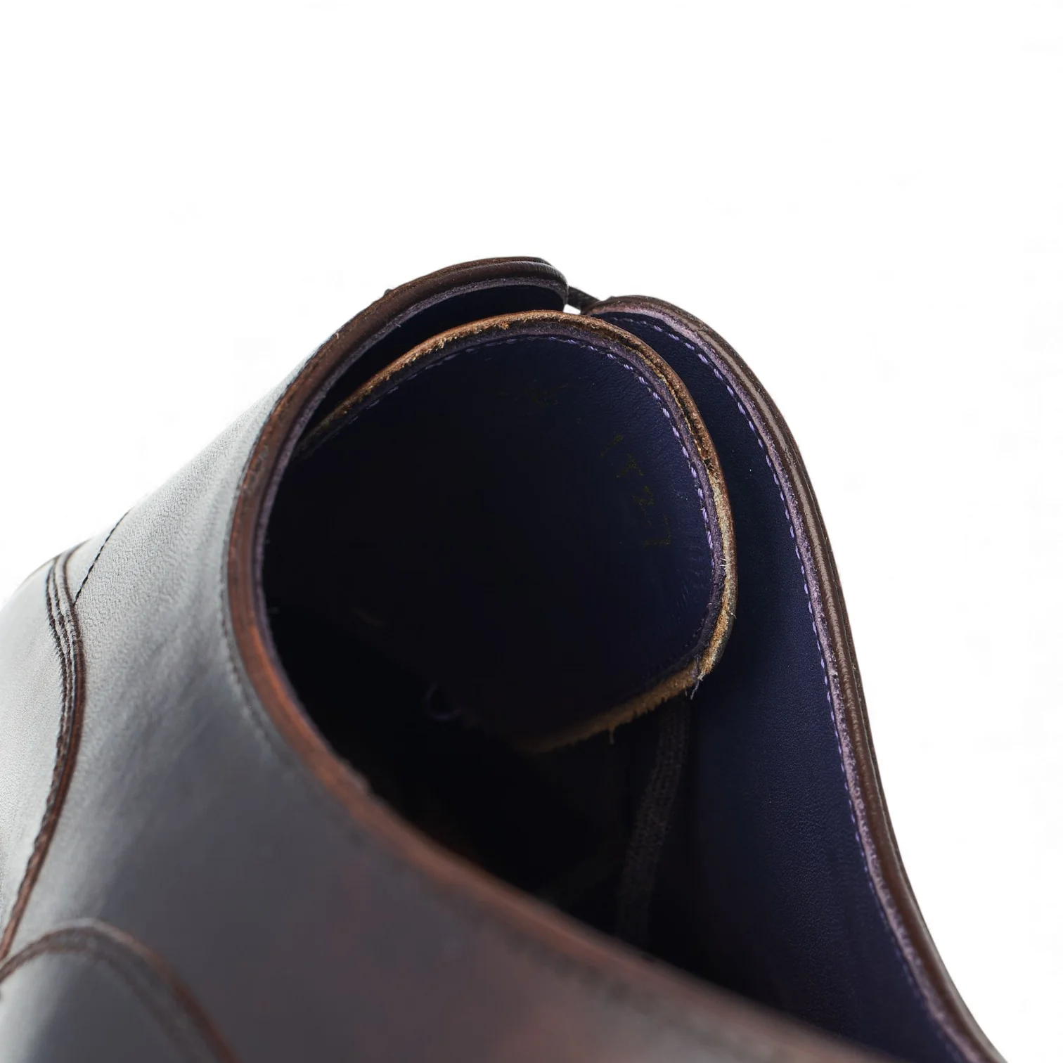 'Balmoral' Dark Brown Museum Leather Oxford UK 10 - Image 7