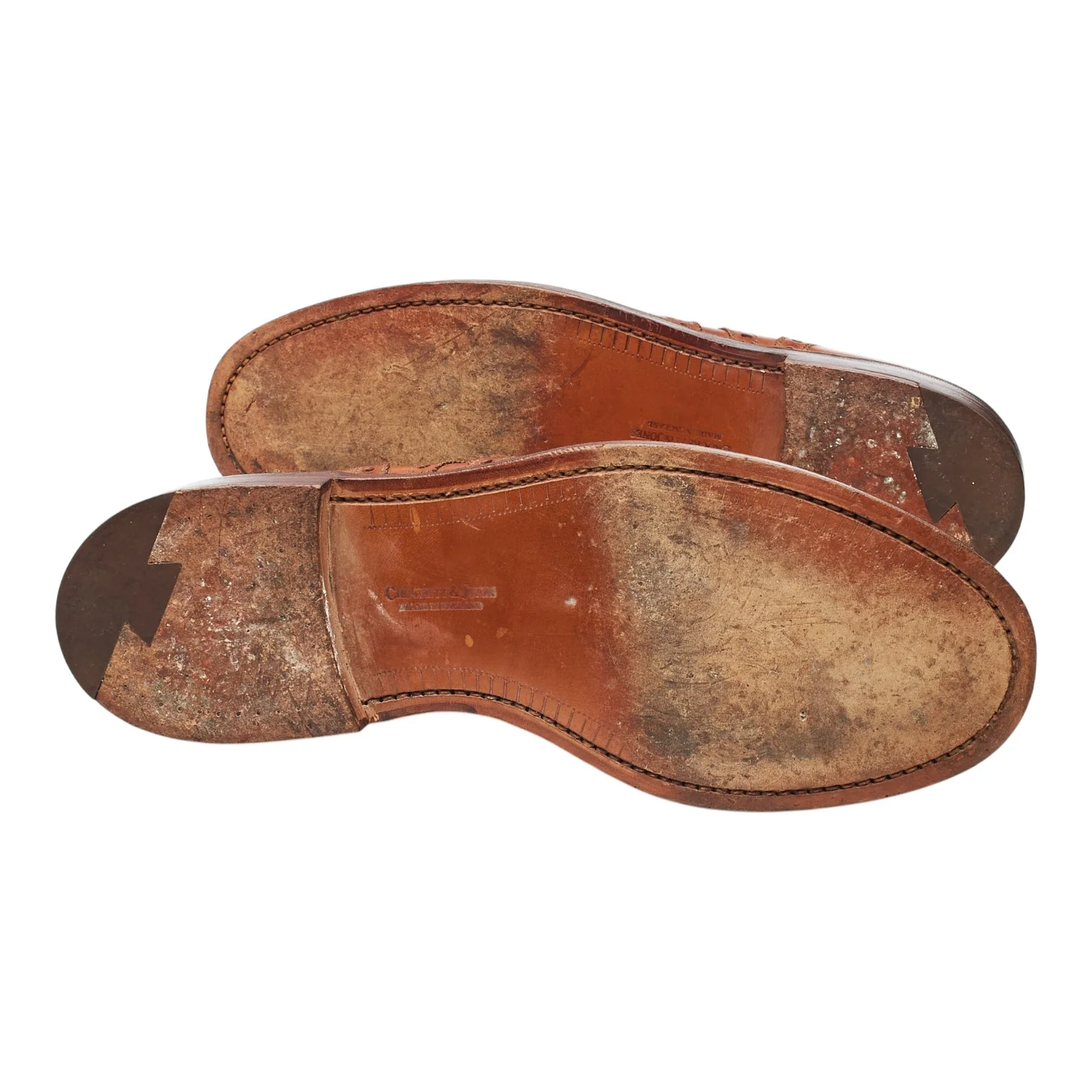 'Bangor' Tan Brown Leather Derby Brogues UK 8.5 E - Image 5