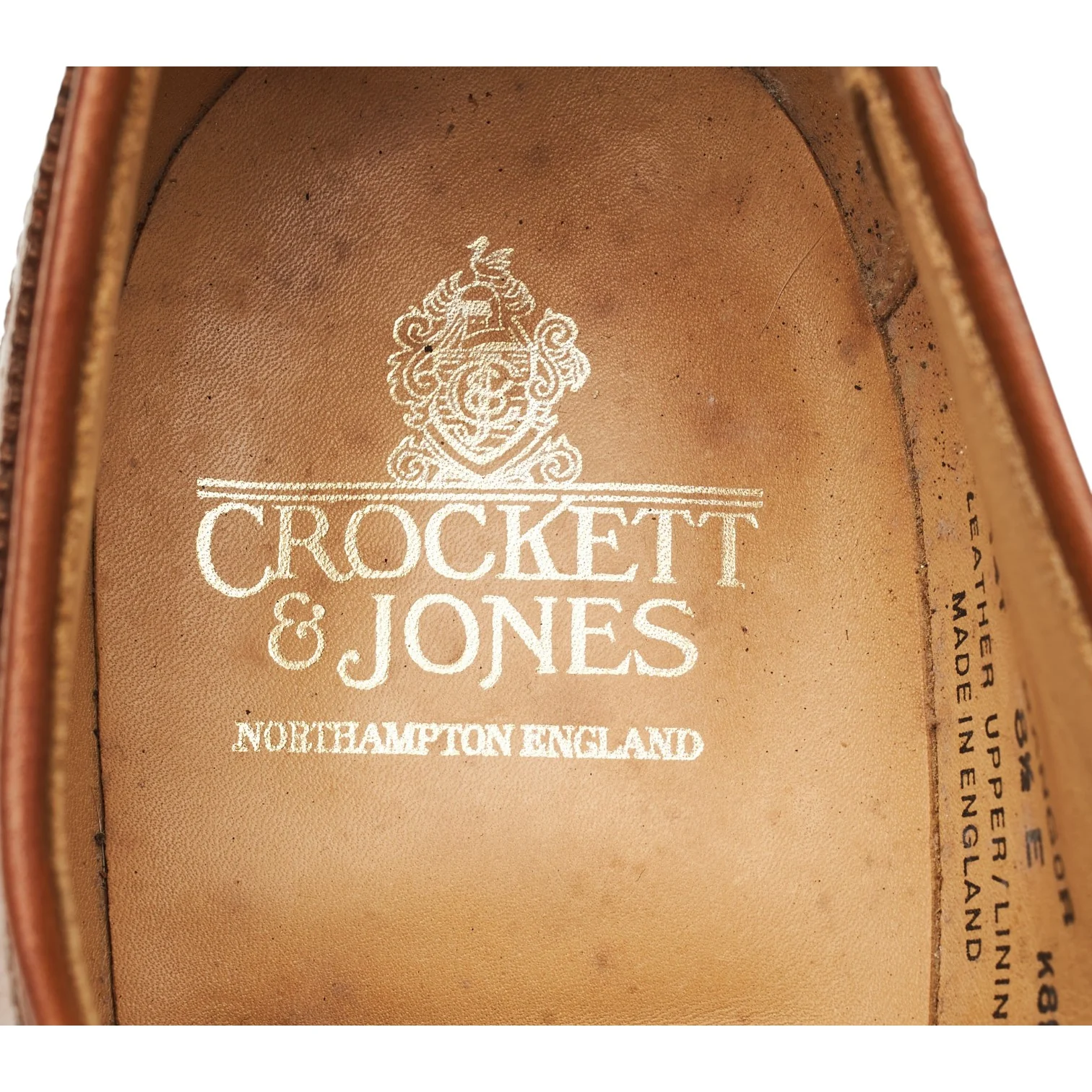 'Bangor' Tan Brown Leather Derby Brogues UK 8.5 E - Image 6