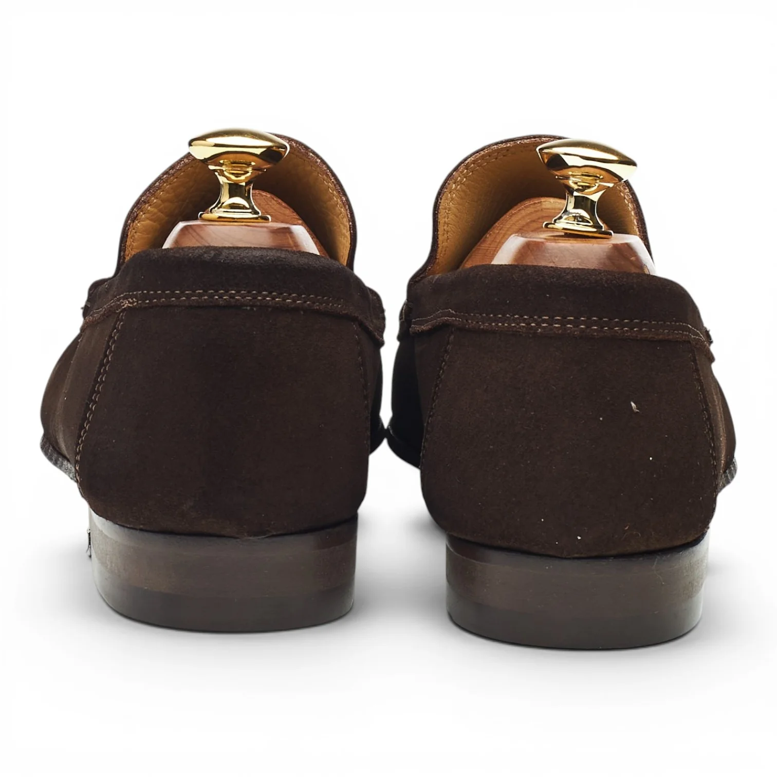 'Bari' Dark Brown Suede Loafers UK 6 EU 40 - Image 4