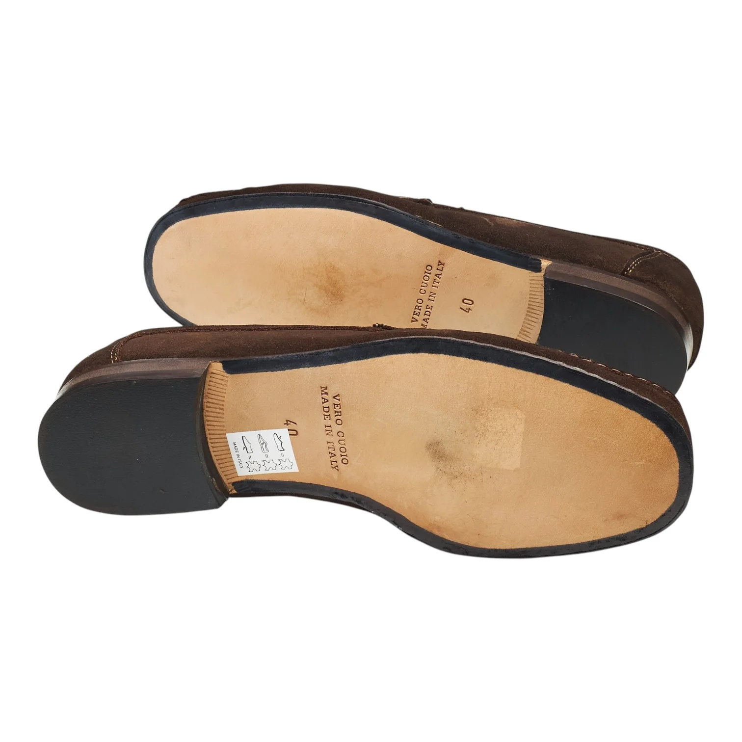 'Bari' Dark Brown Suede Loafers UK 6 EU 40 - Image 5