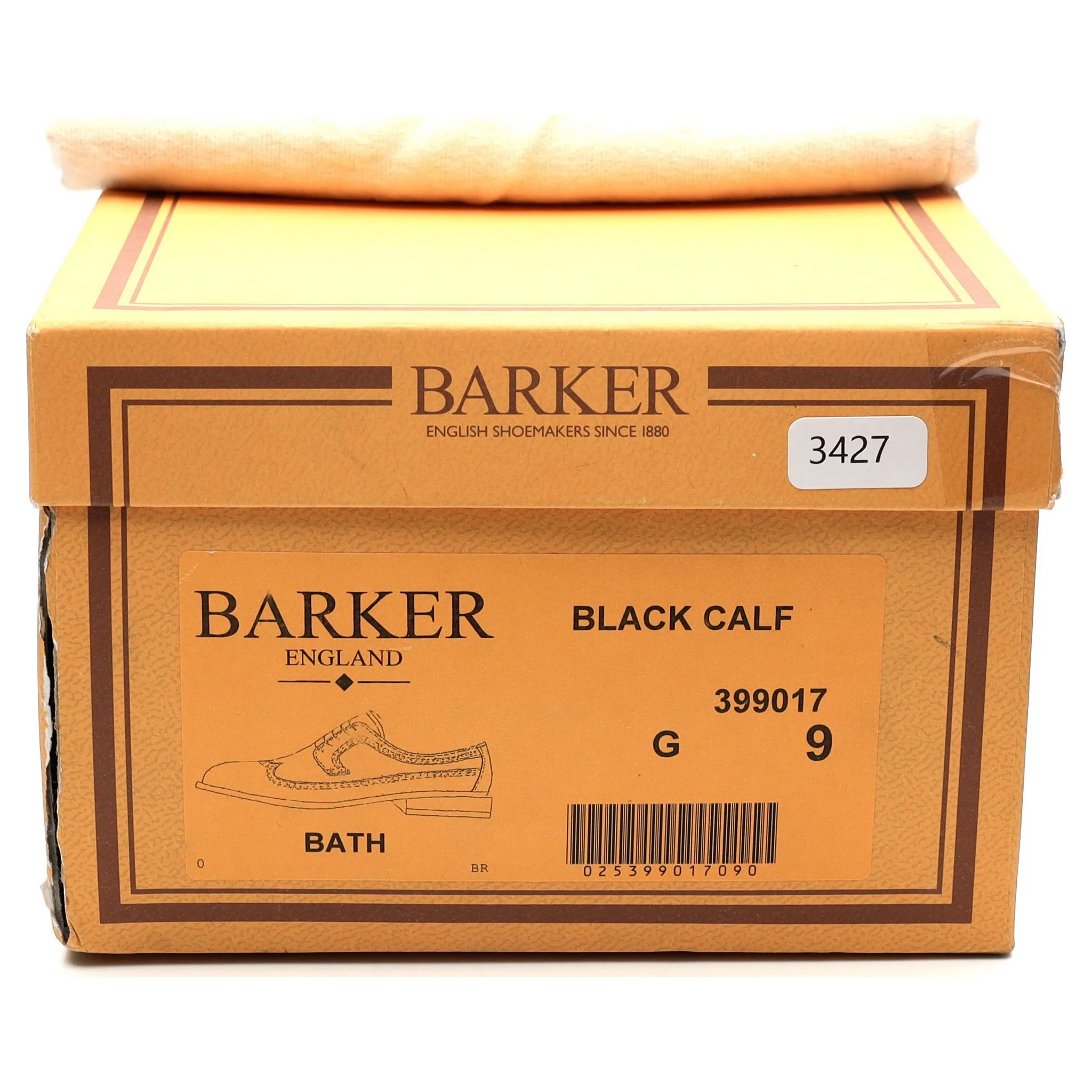 'Bath' Black Leather Derby Brogues UK 9 G - Image 14