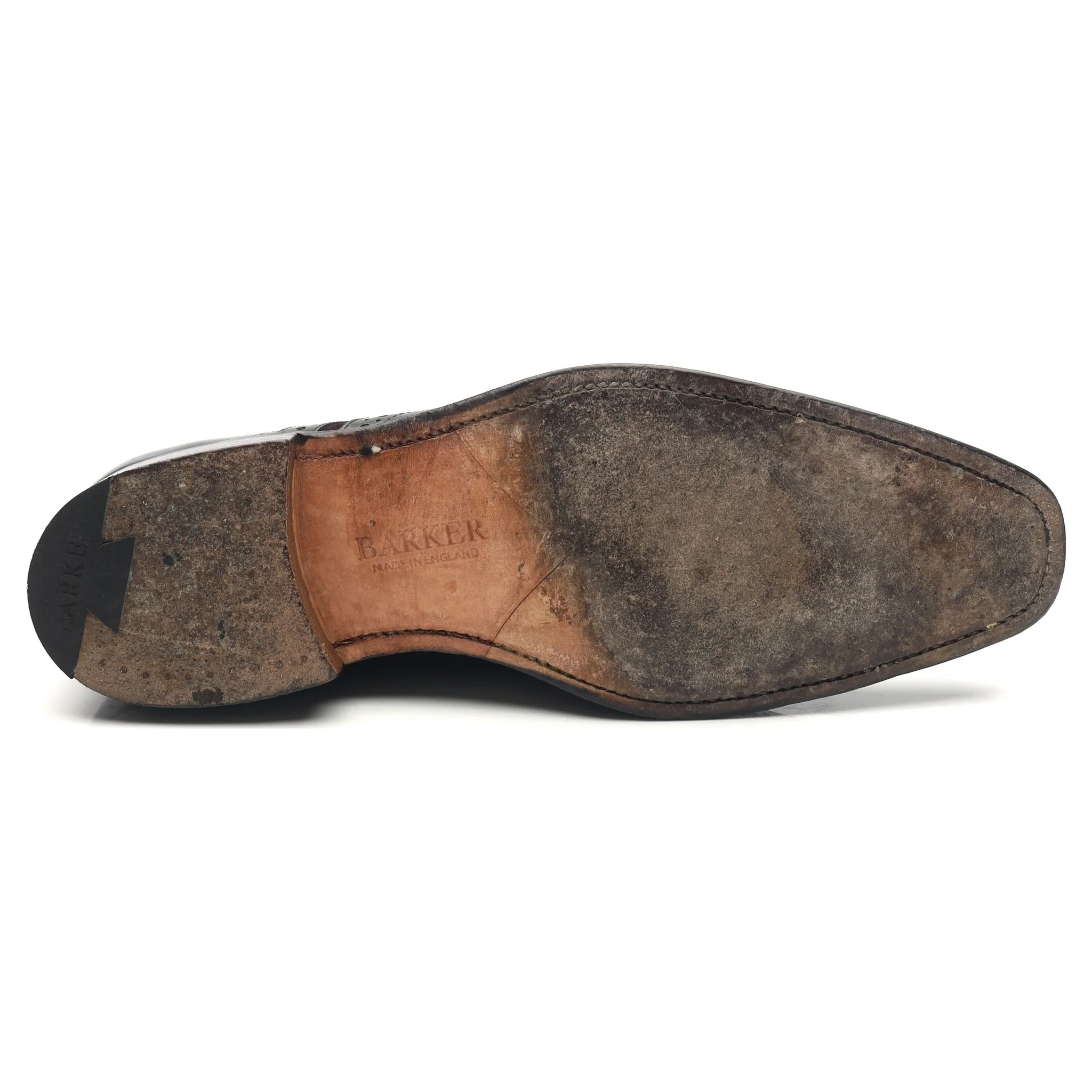 'McClean' Black Leather Brogues UK 8 F - Image 11