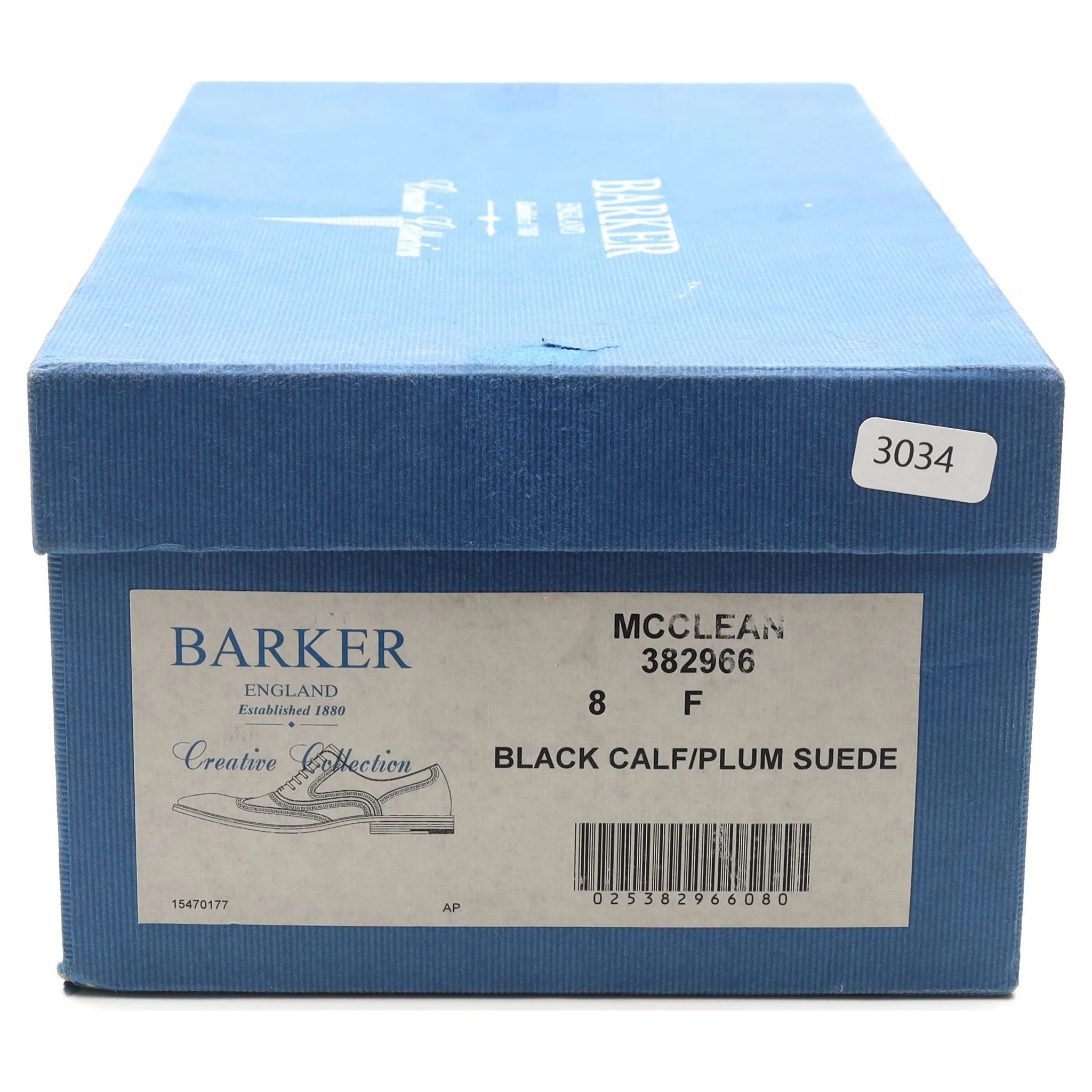 'McClean' Black Leather Brogues UK 8 F - Image 14