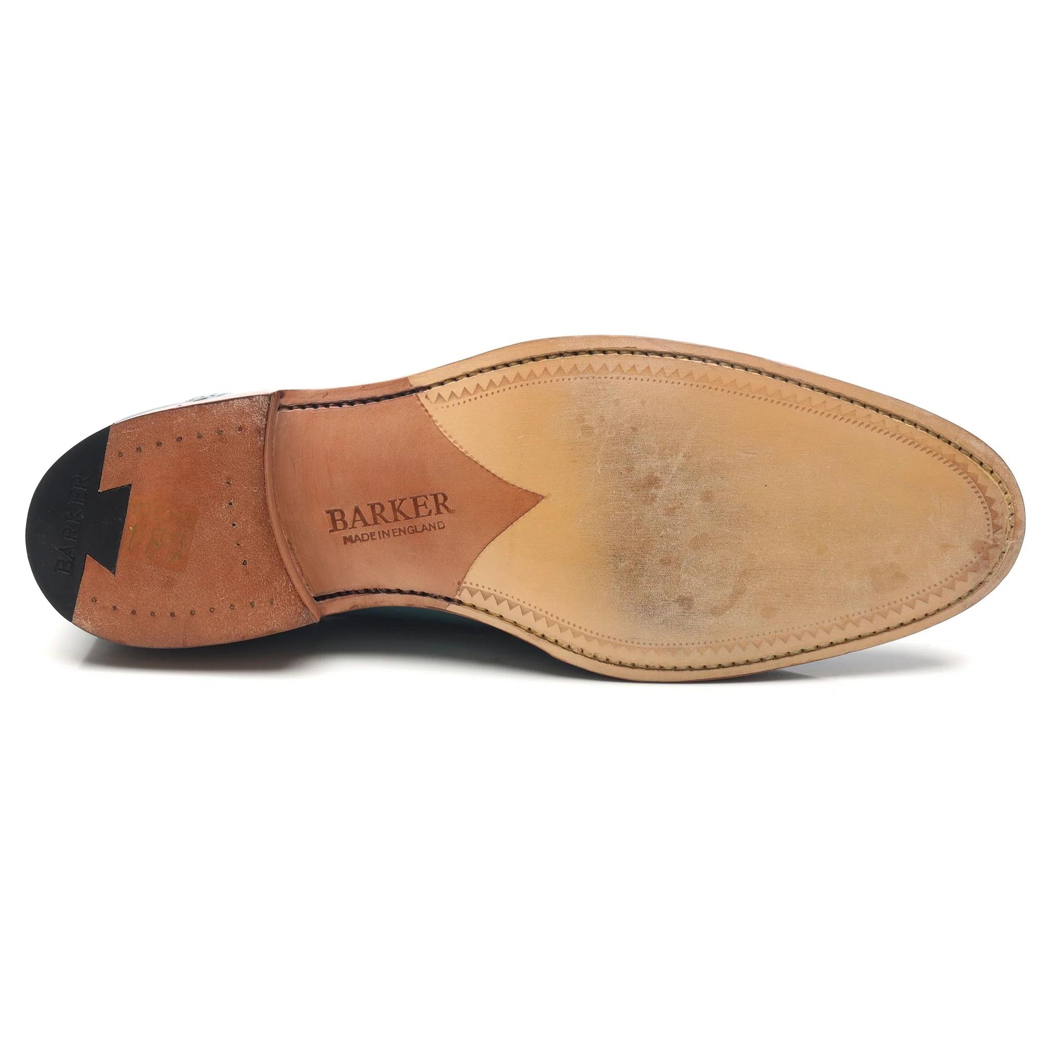 'Valiant' Blue Leather Brogues UK 9 F - Image 11